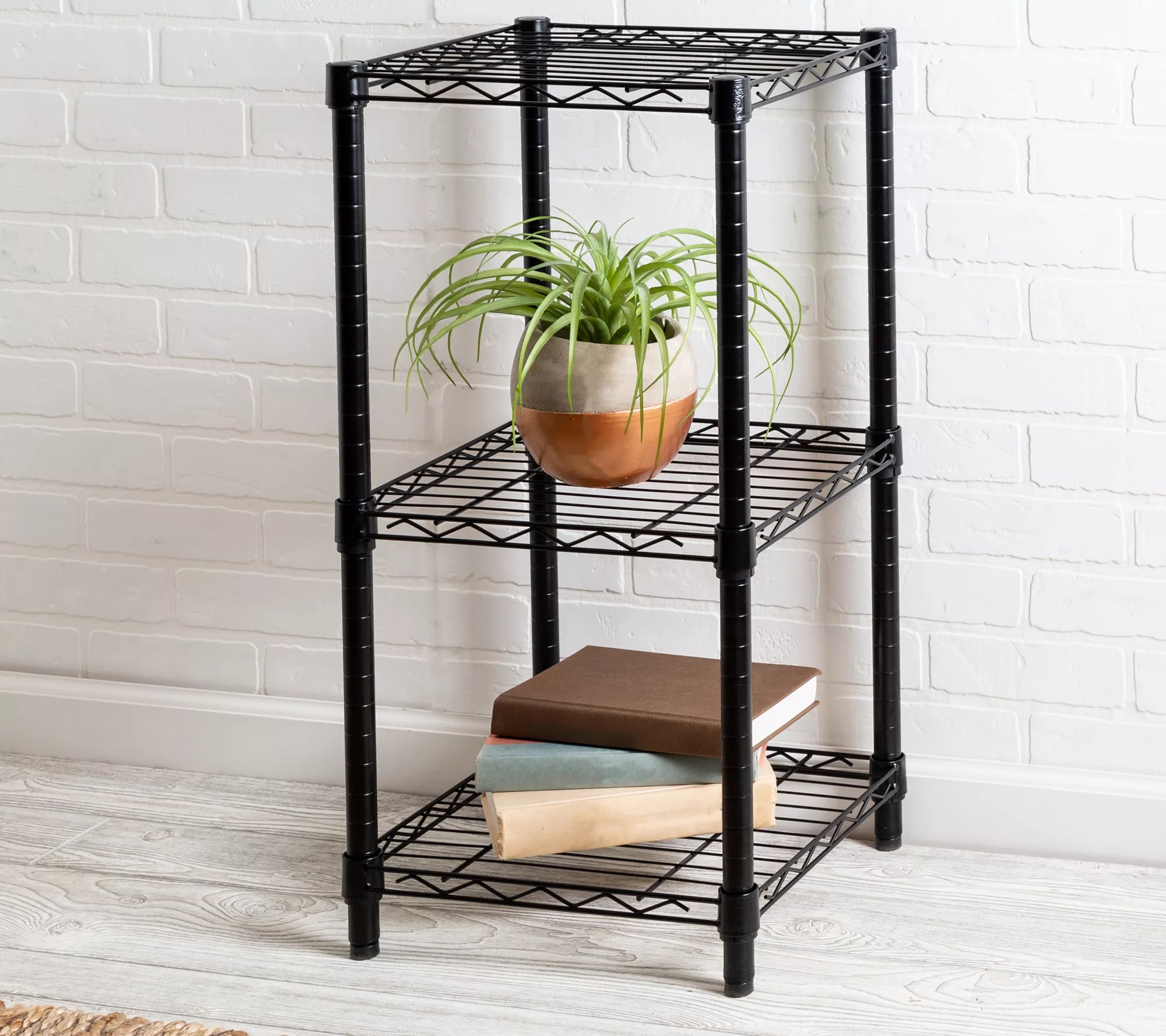 HoneyCanDo 3 Tier Adjustable Storage Shelving Unit