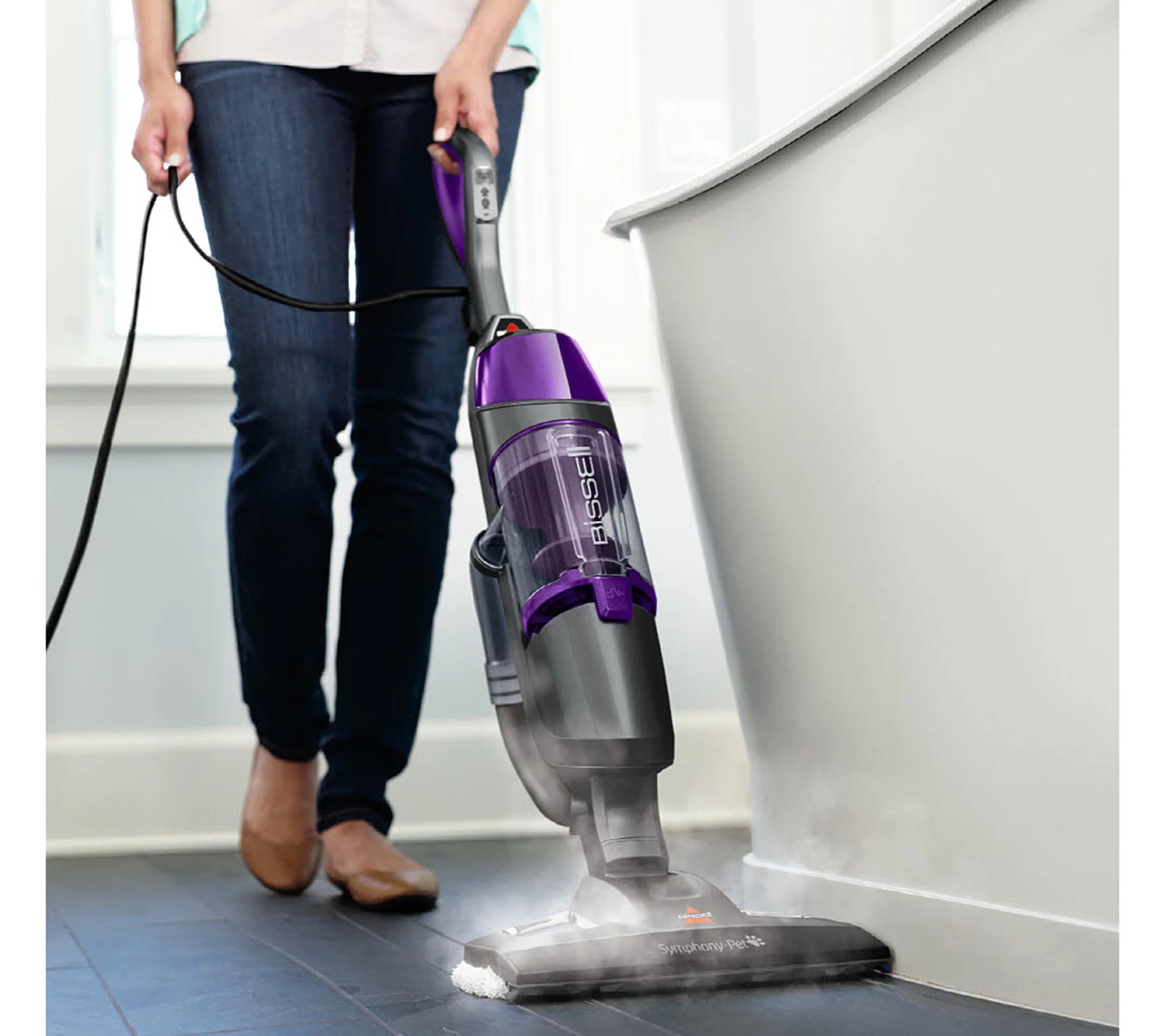 Bissell Symphony Pet AllinOne Vacuum and Steam Mop