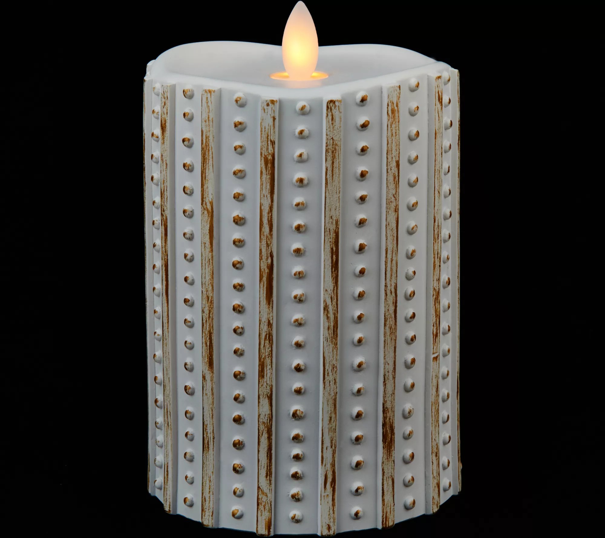 5.5" Patterned Mirage FlamelessCandle by Candle Impressions