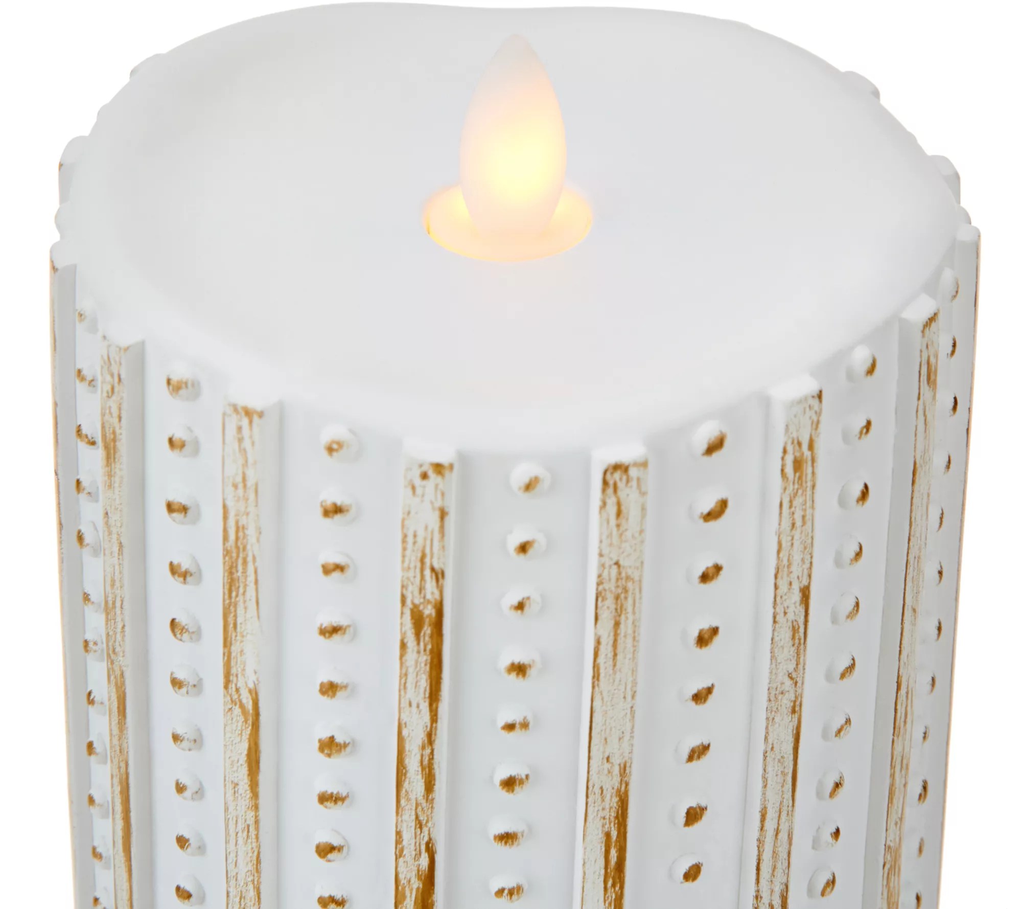 5.5" Patterned Mirage FlamelessCandle by Candle Impressions