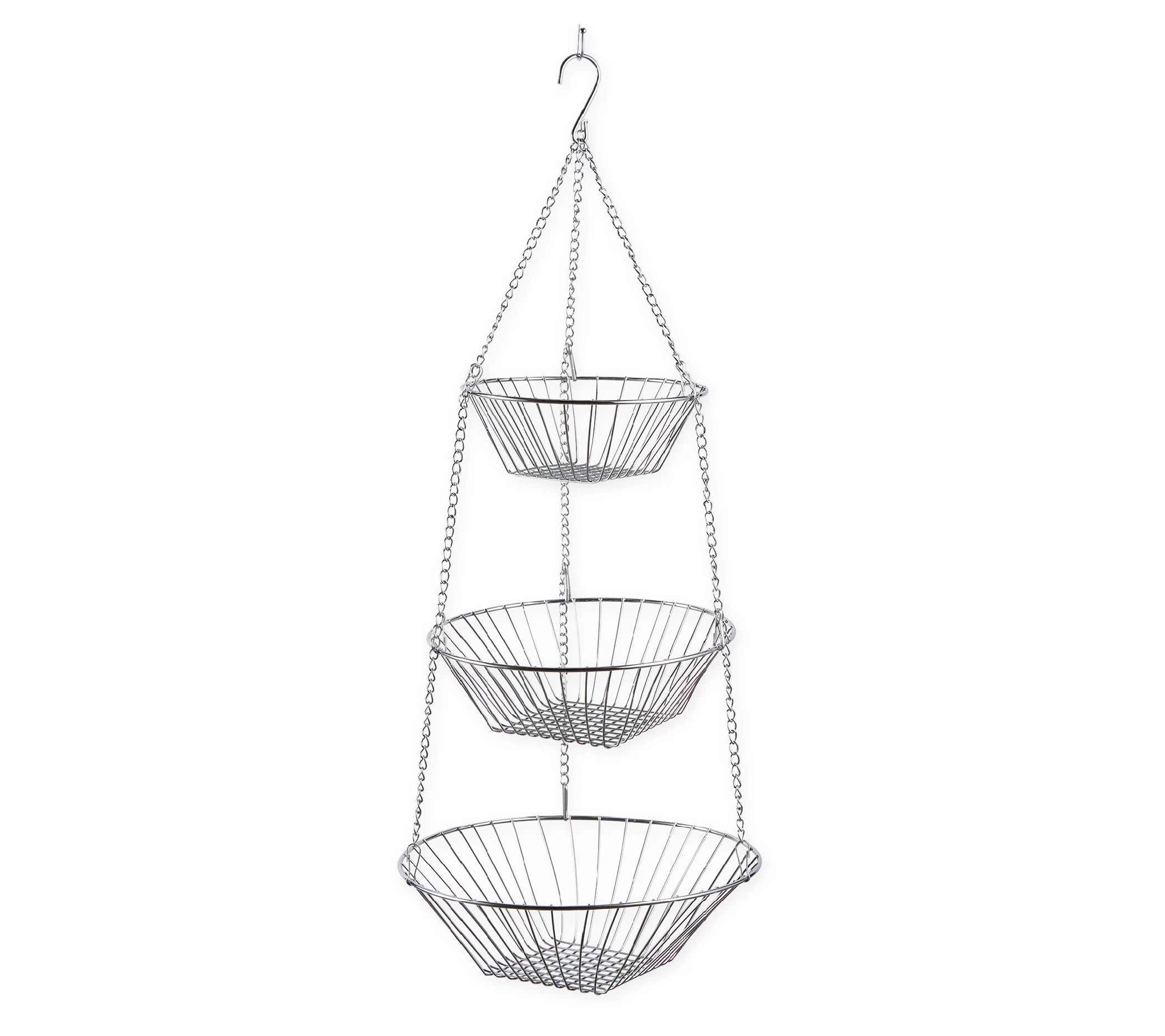 RSVP Chrome Wire Hanging Basket
