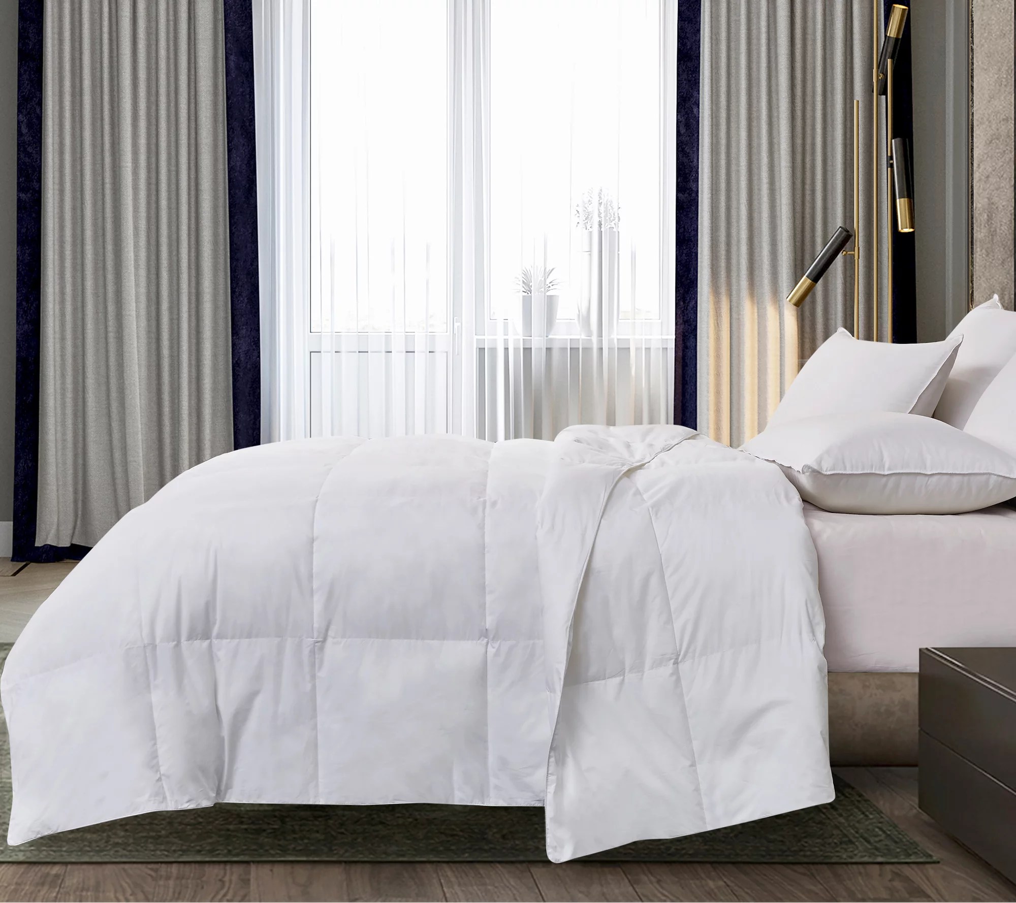 Elle 225TC TencelPoly Filled Down Alt Comforter Twin