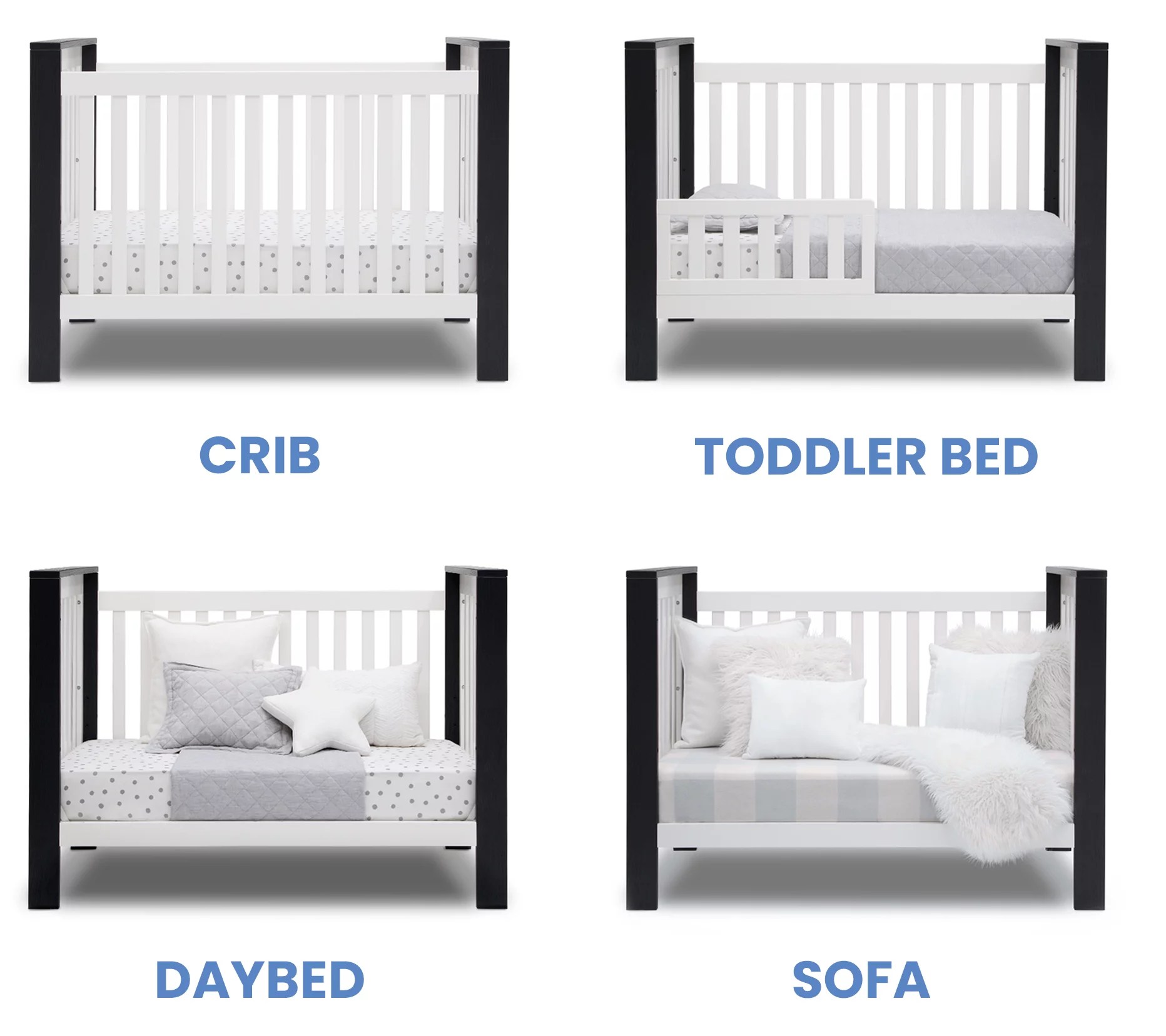 Delta Children Miles 4in1 Convertible Crib