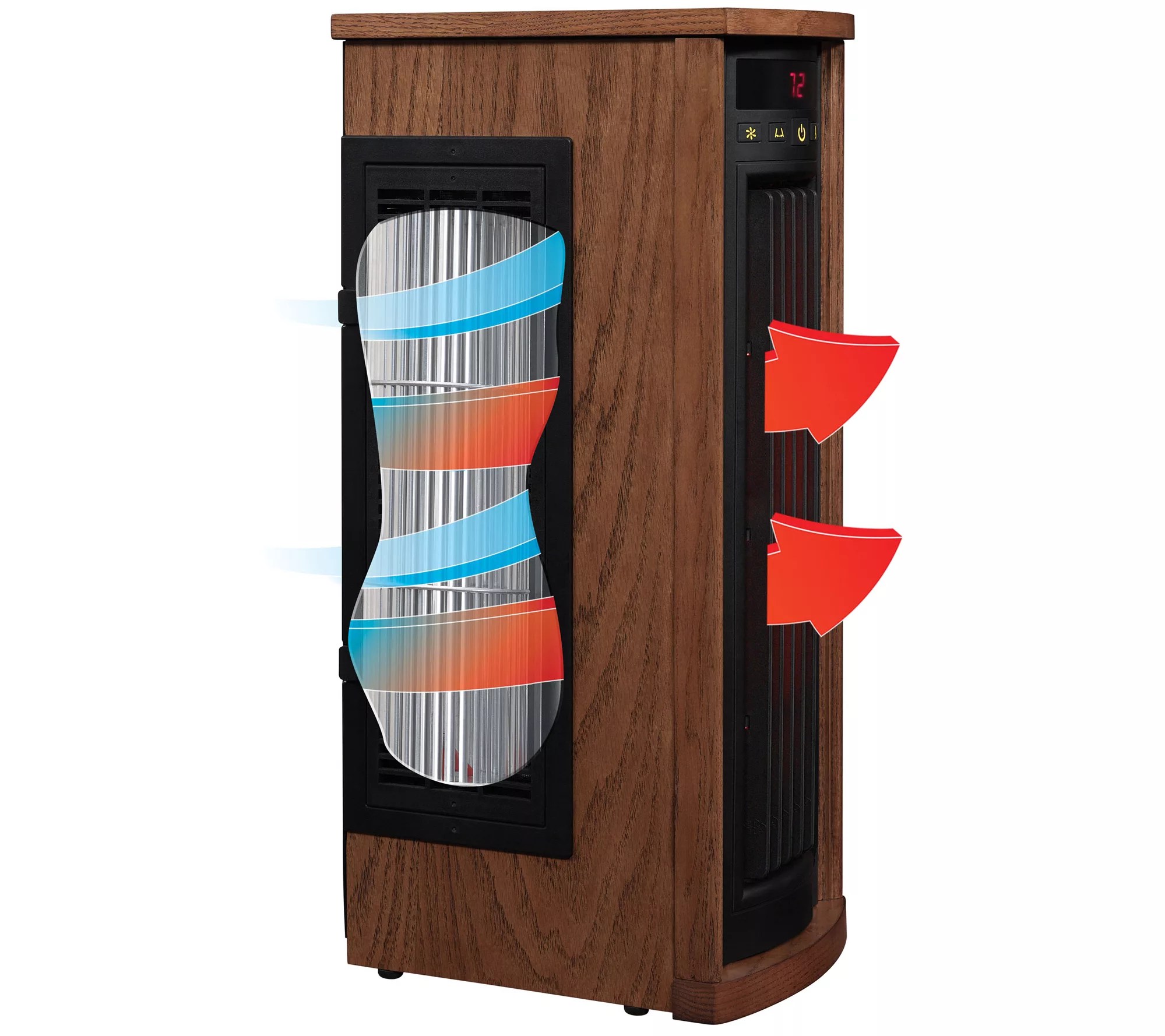 Duraflame Infrared Electric Quartz Oscillatingower Heater - QVC.com