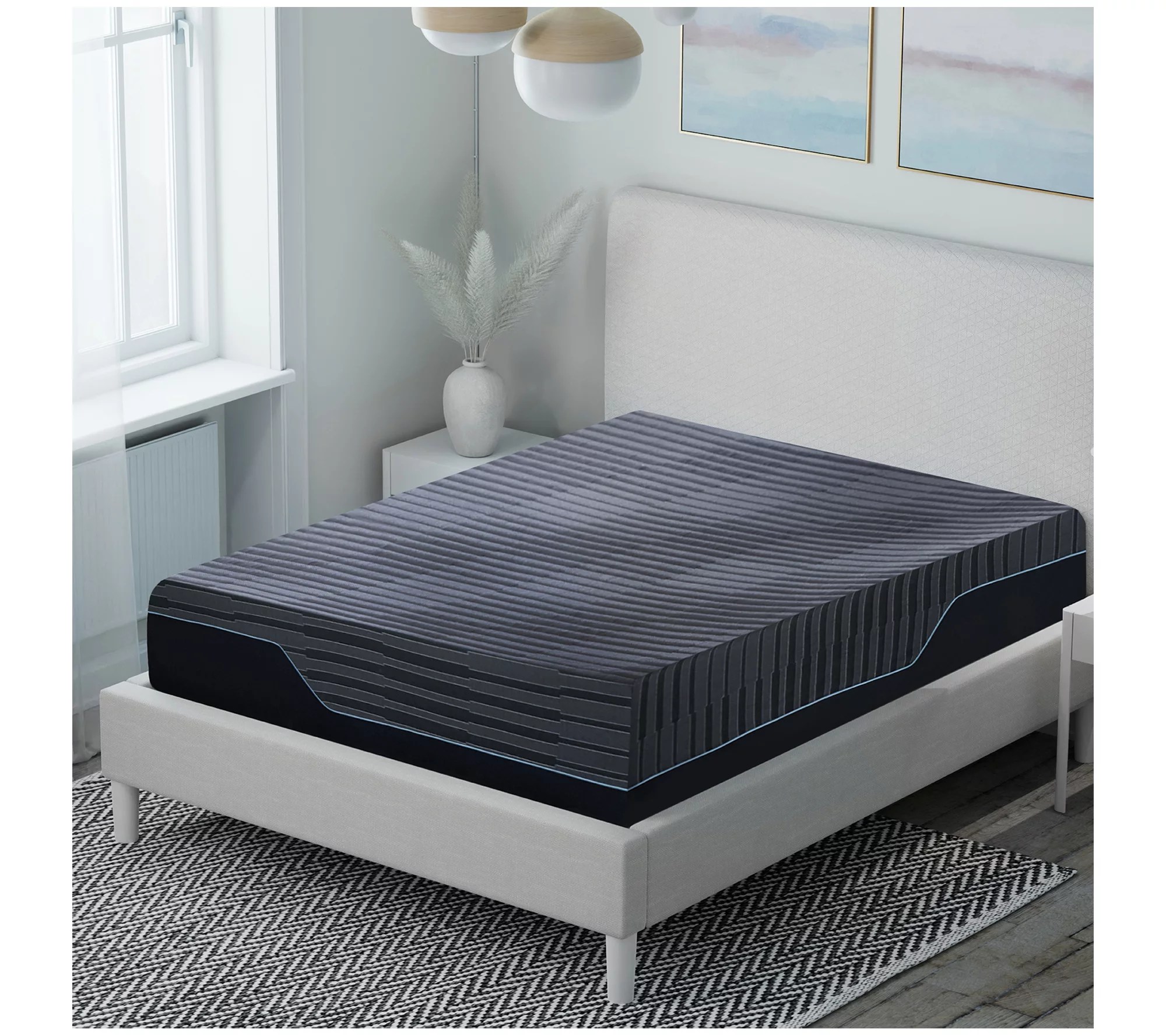 Bodipedic 12Inch Triple Layer Memory Foam Mattress, Queen