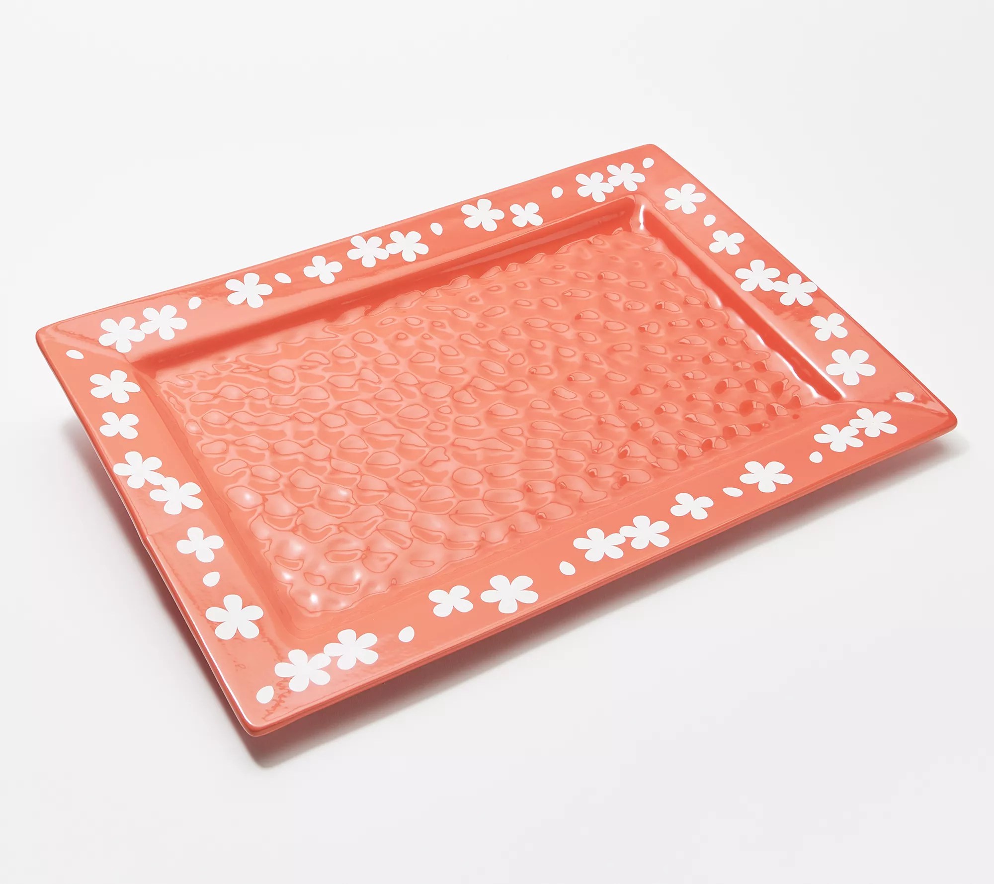 Temptations Fields of Flowers 18" Rectangle Platter