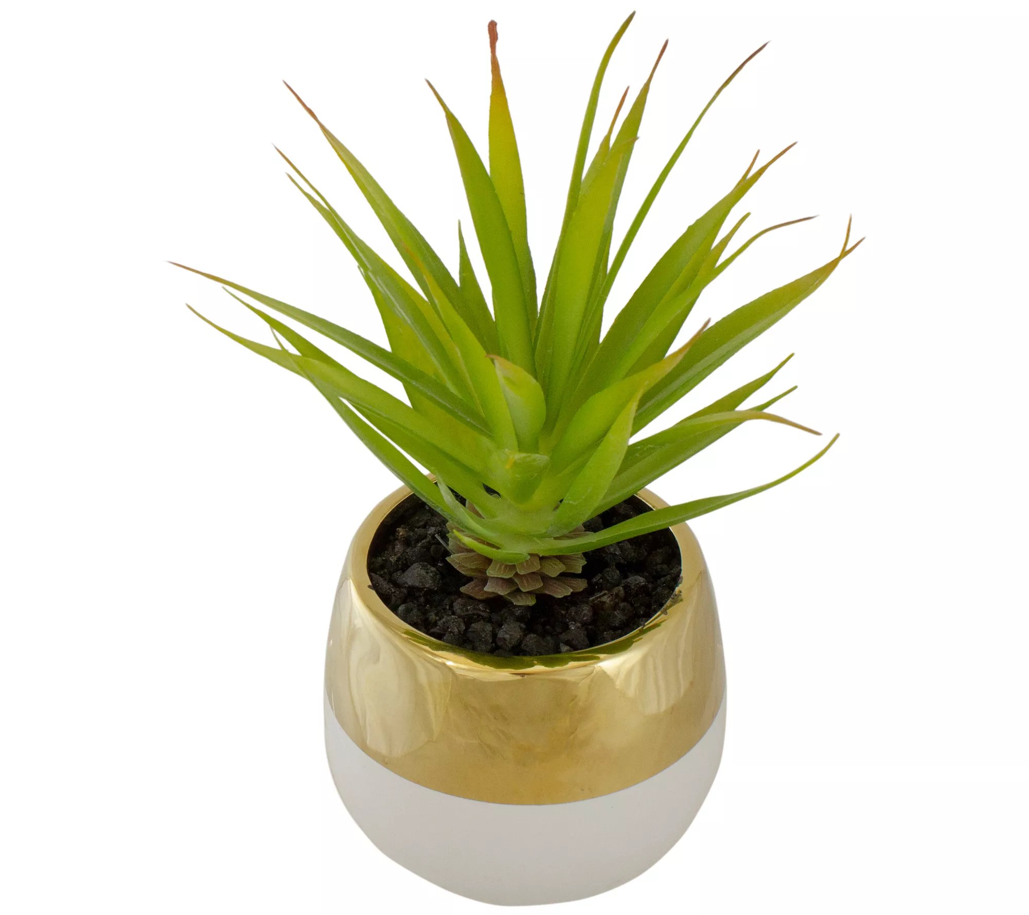 Northlight 7" Potted Green Artificial SwordGrass Plant