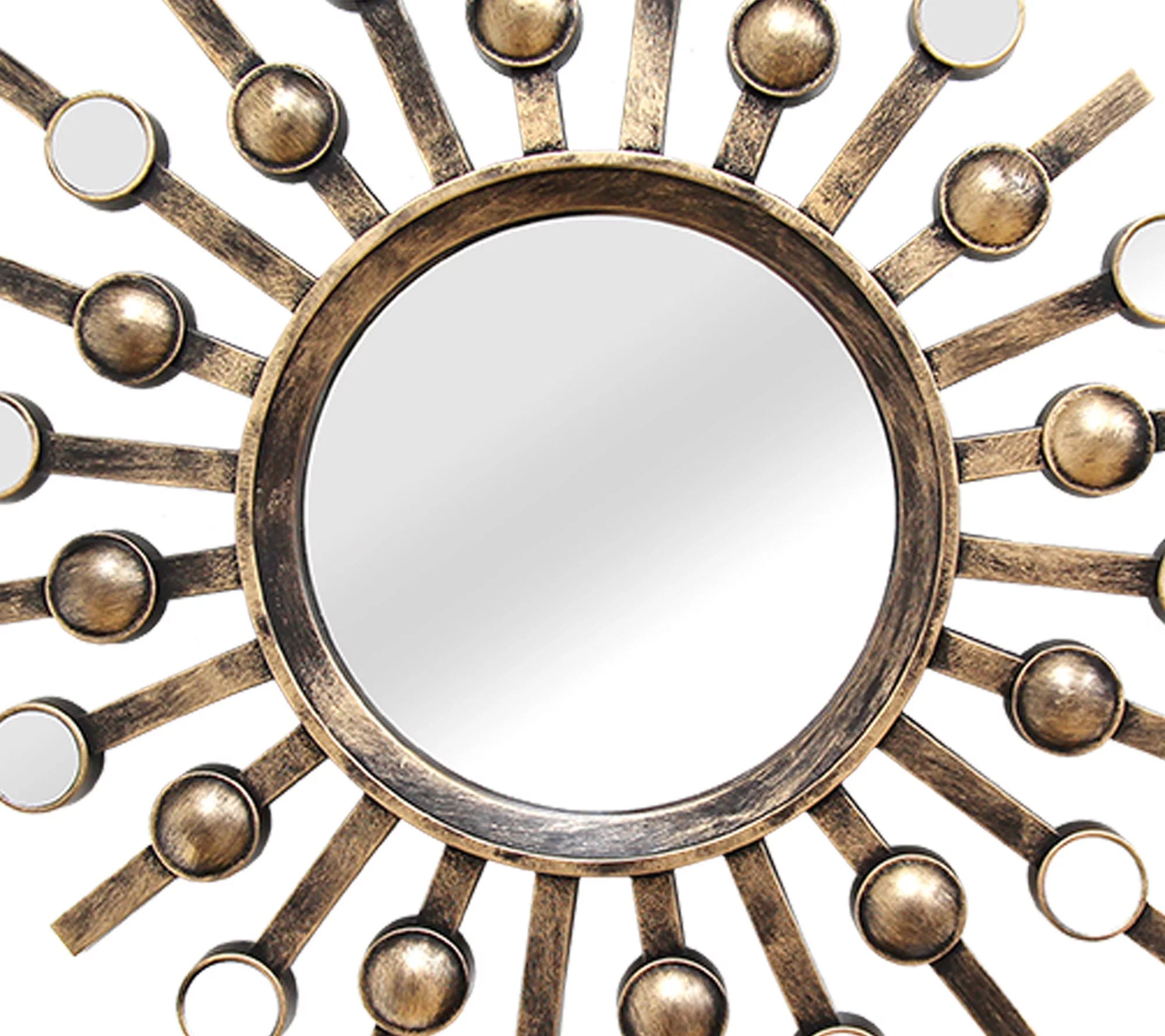 Stratton Home Set of 5 Burst Wall Mirrors