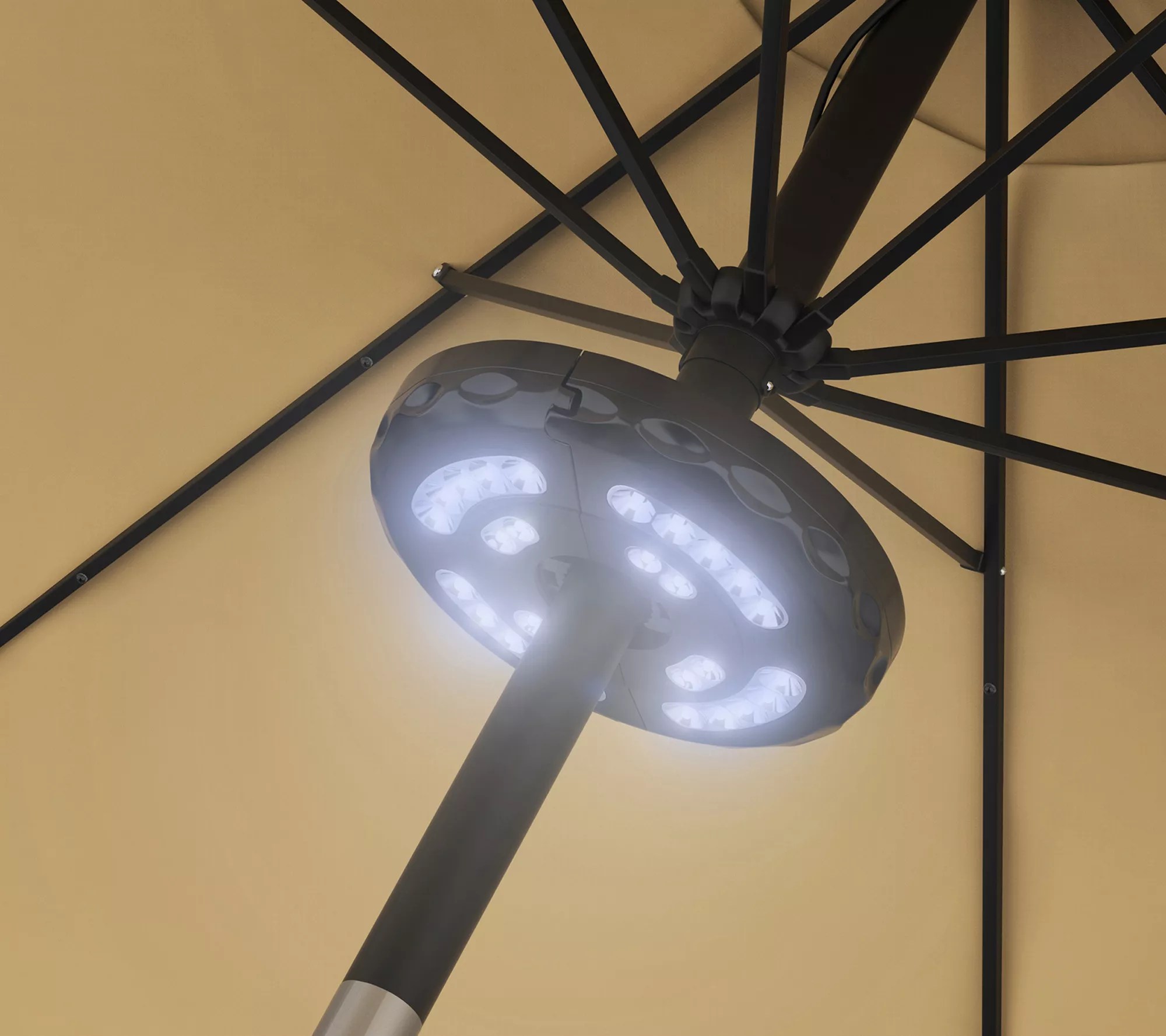 Pure Garden Cordless Rechargeable Patio Umbrella Light