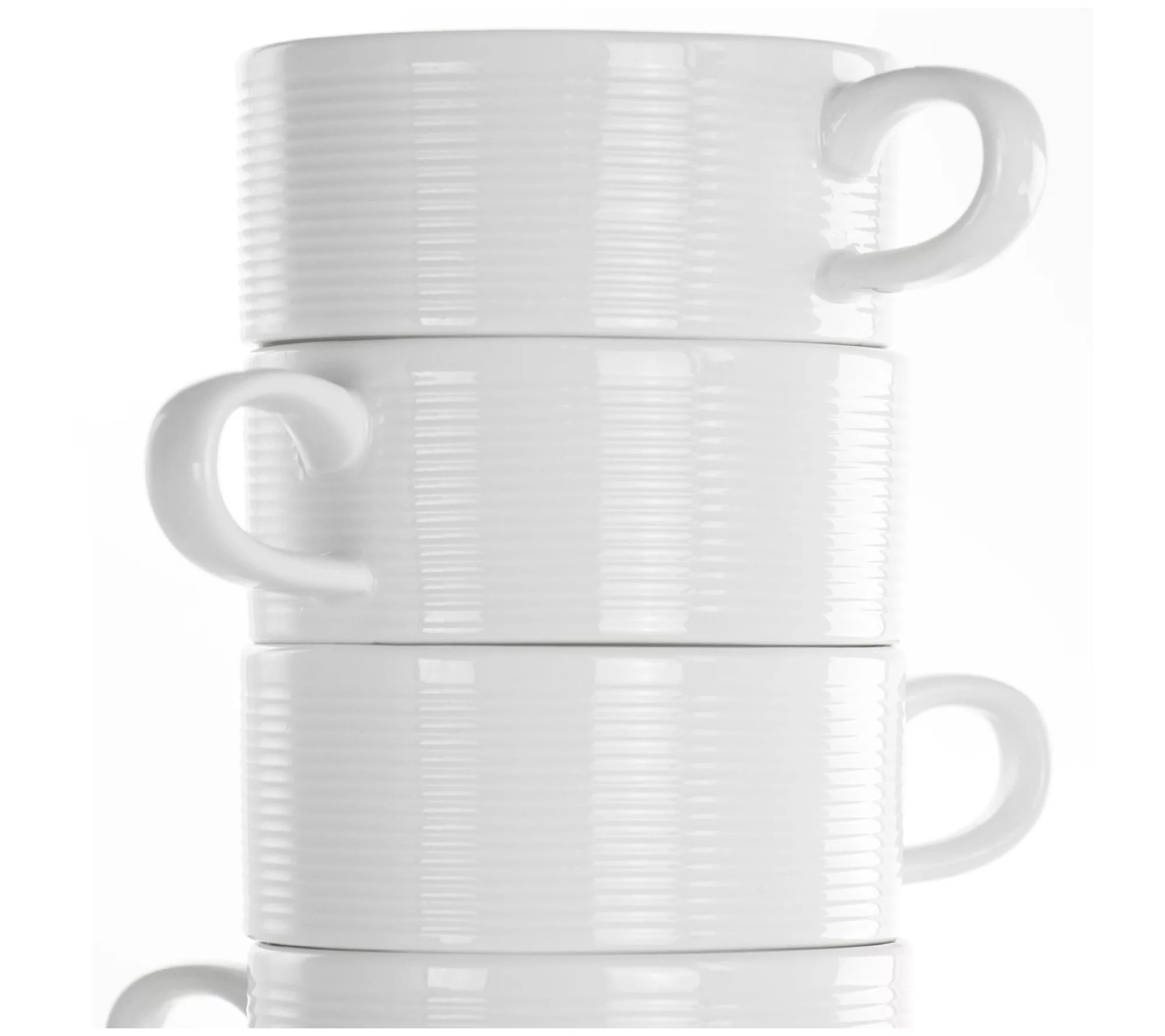 Elama Drew 12Piece Porcelain Cup and Saucer Set