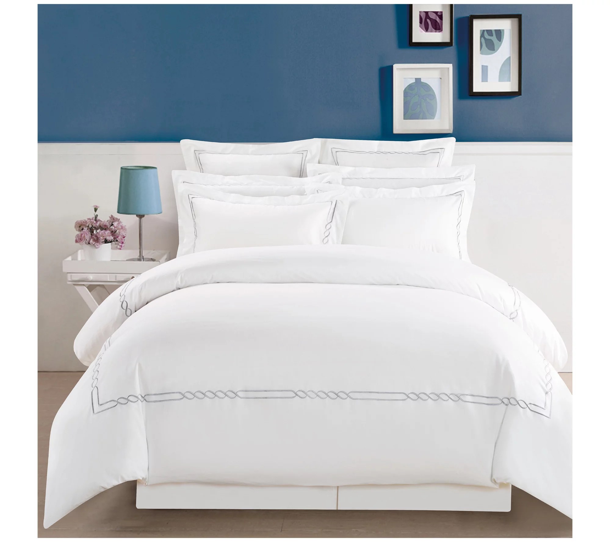 Superior Lorenz Cotton Duvet Cover Set, King/California King