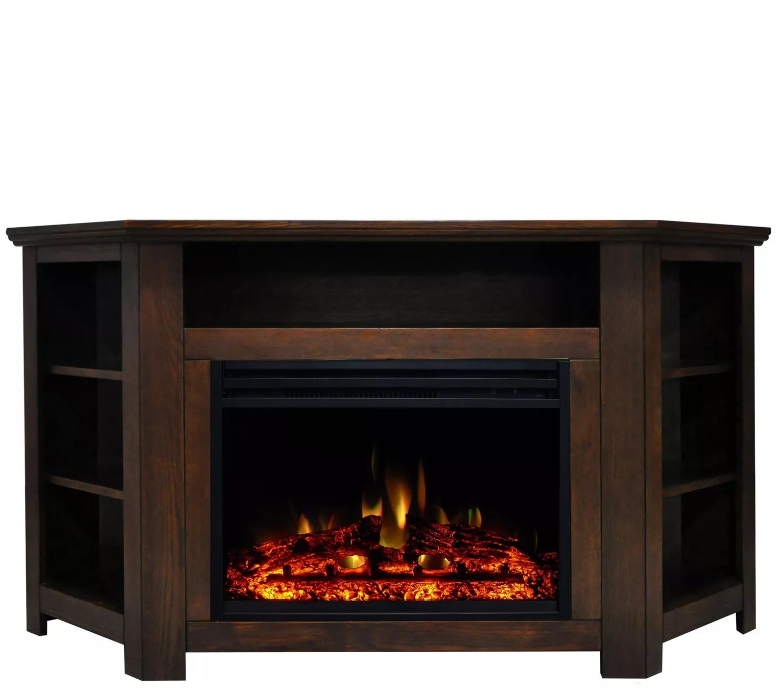 Cambridge Stratford Fireplace Heater w/ 56" Corner TV Stand