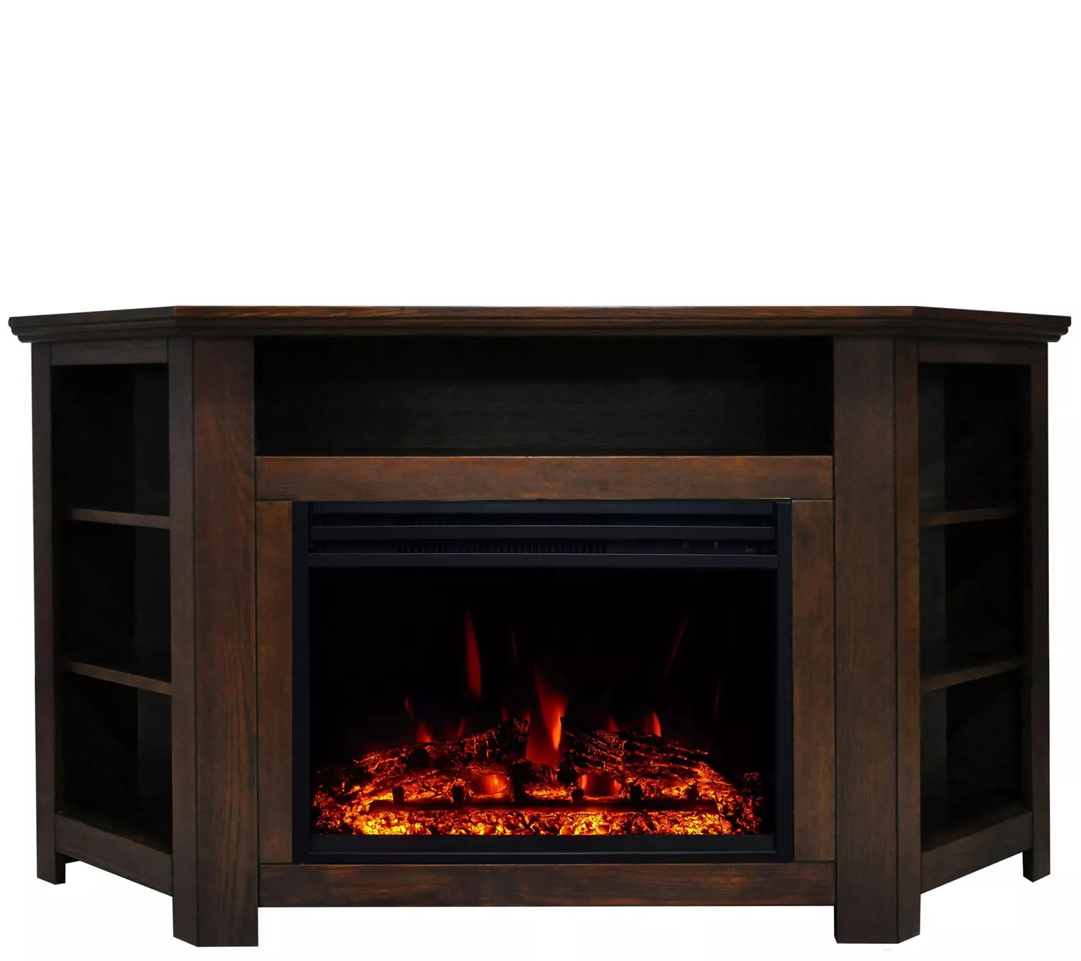 Cambridge Stratford Fireplace Heater w/ 56" Corner TV Stand