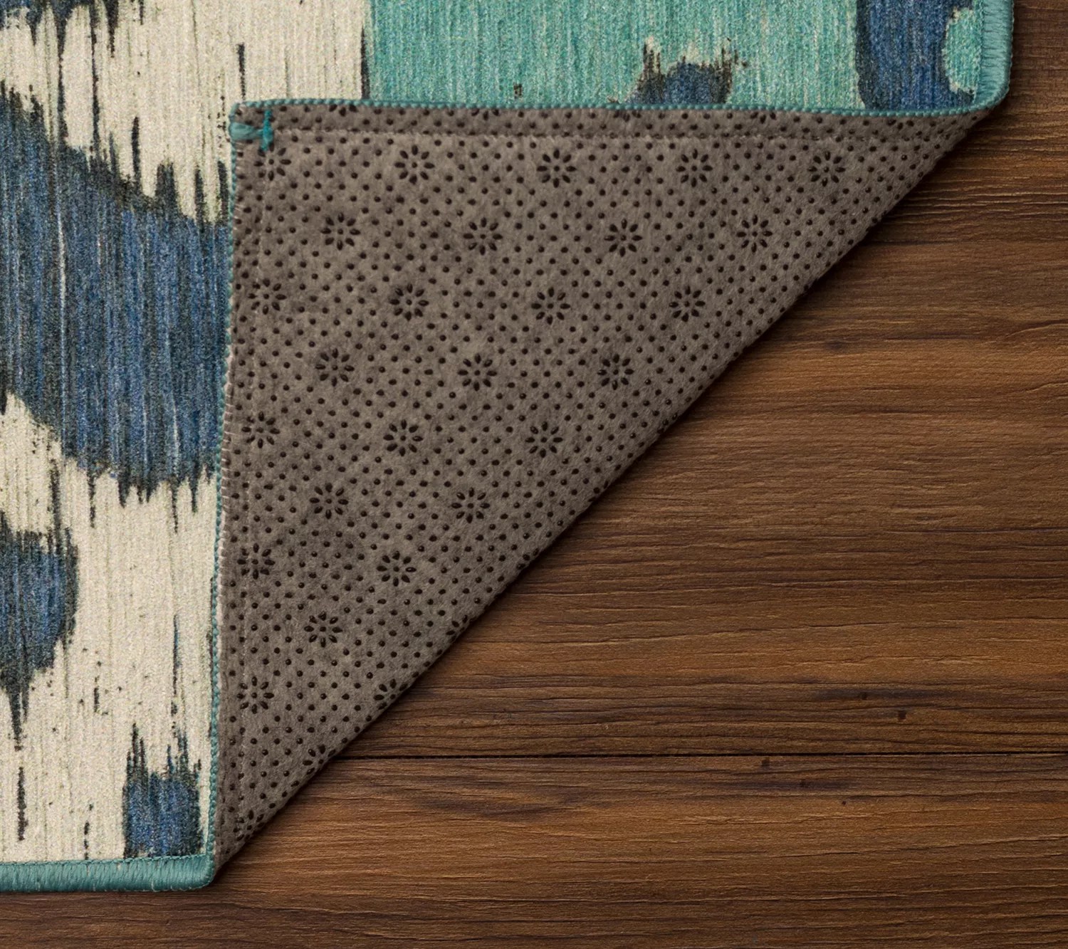 My Magic Carpet Washable Rug Waves Ocean Blue 3'X5'