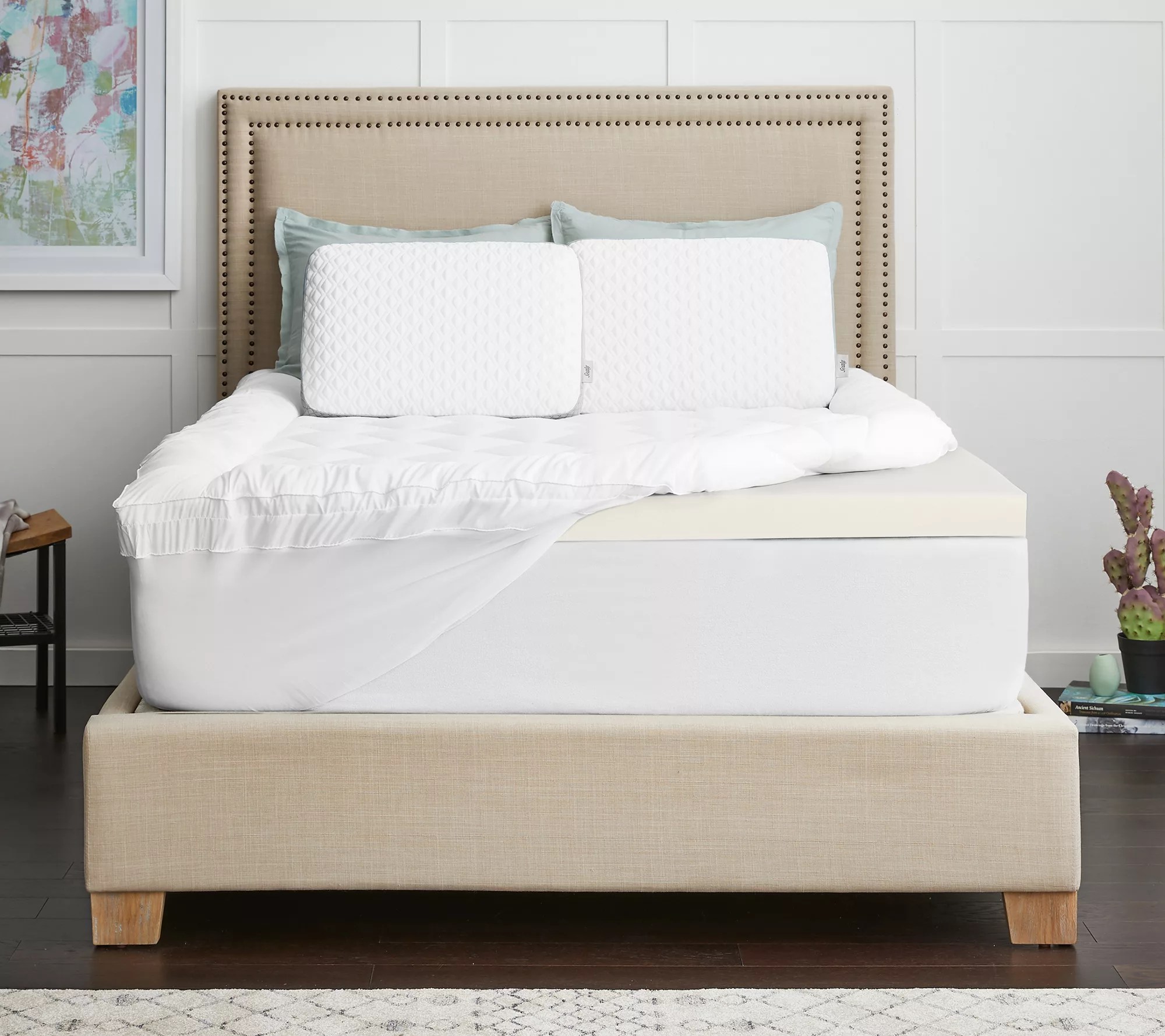 TempurPedic 3" + 1" Pillow Top Mattress Topper Twin XL