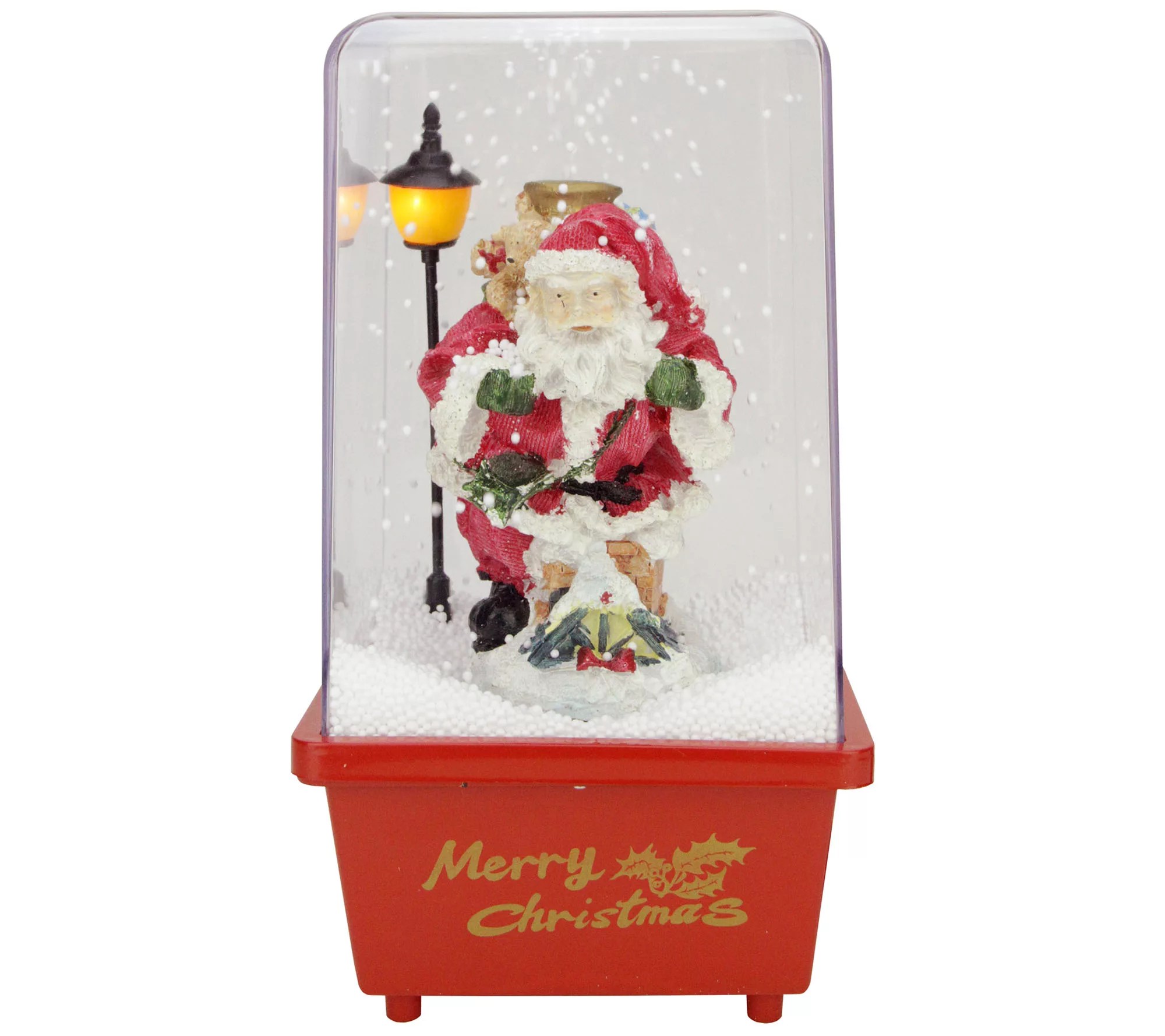 Northlight Musical Santa Claus Christmas Snow Globe