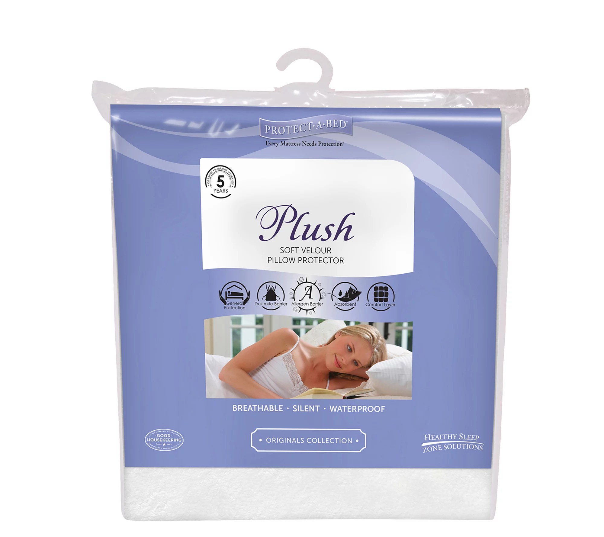ProtectABed Plush Standard Pillow Protector