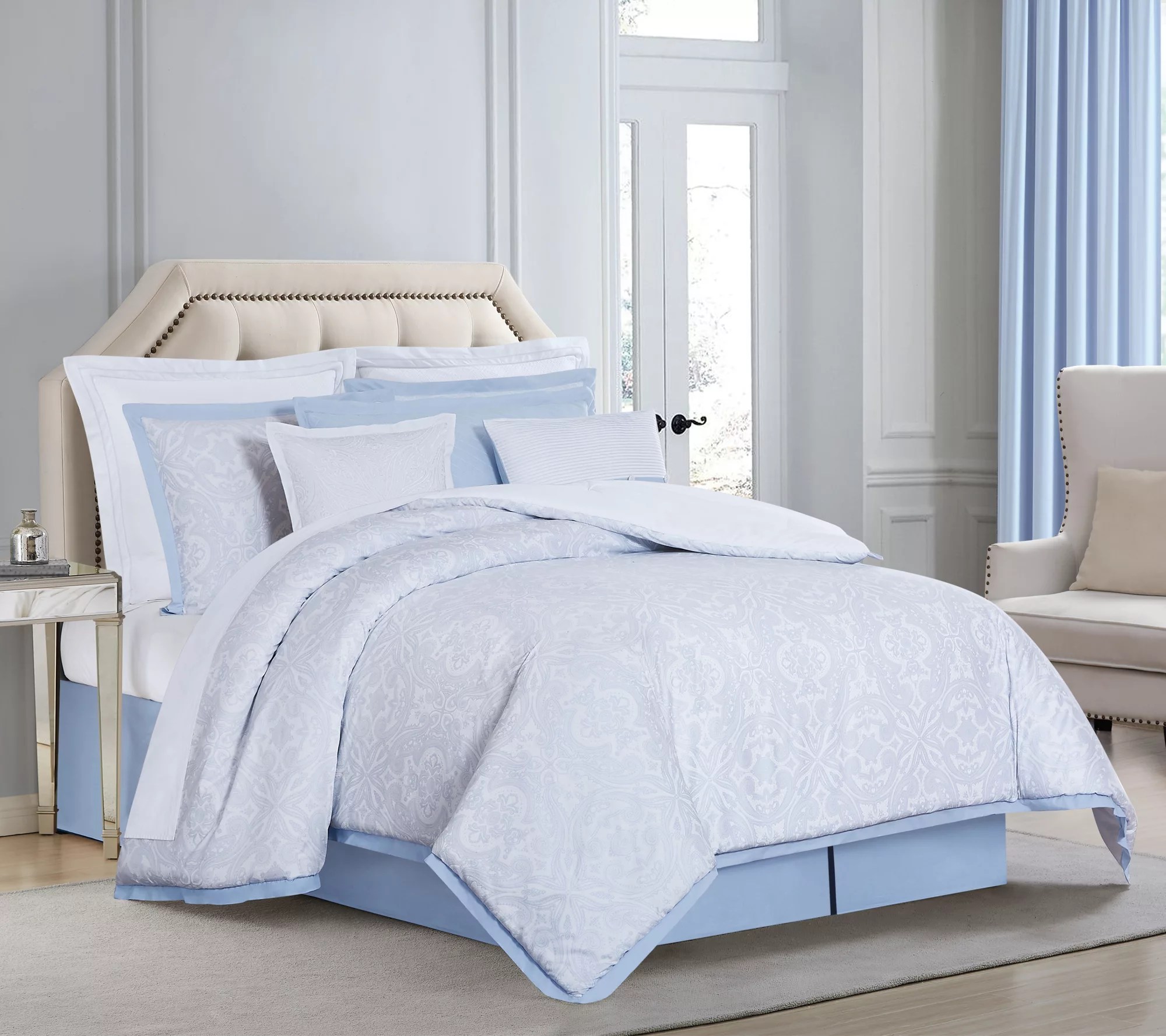 Charisma Settee Cotton California King 4PC Comforter Set