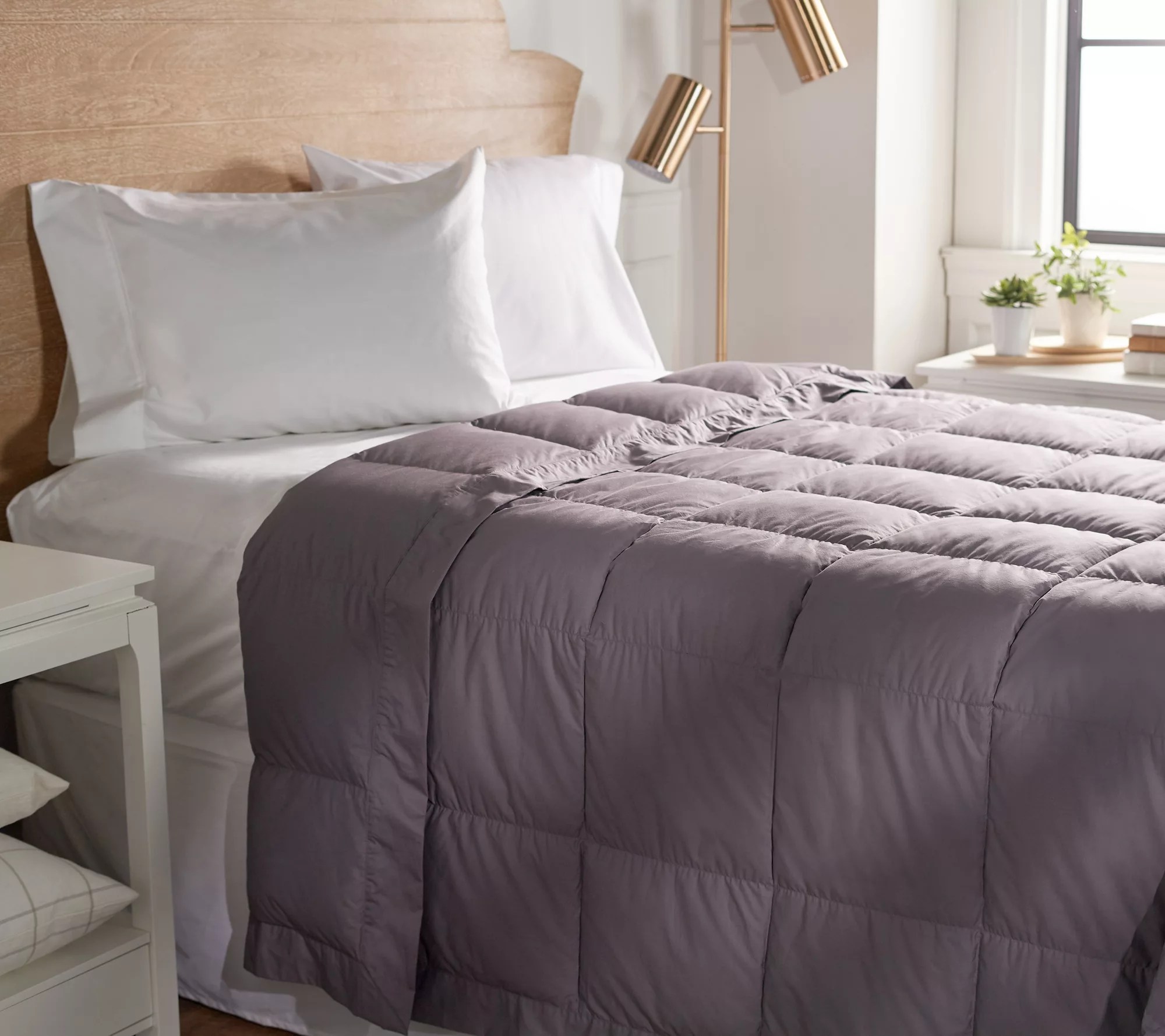 Northern Nights Dobby Stripe Cotton 650FP Down Blanket, 49 OFF