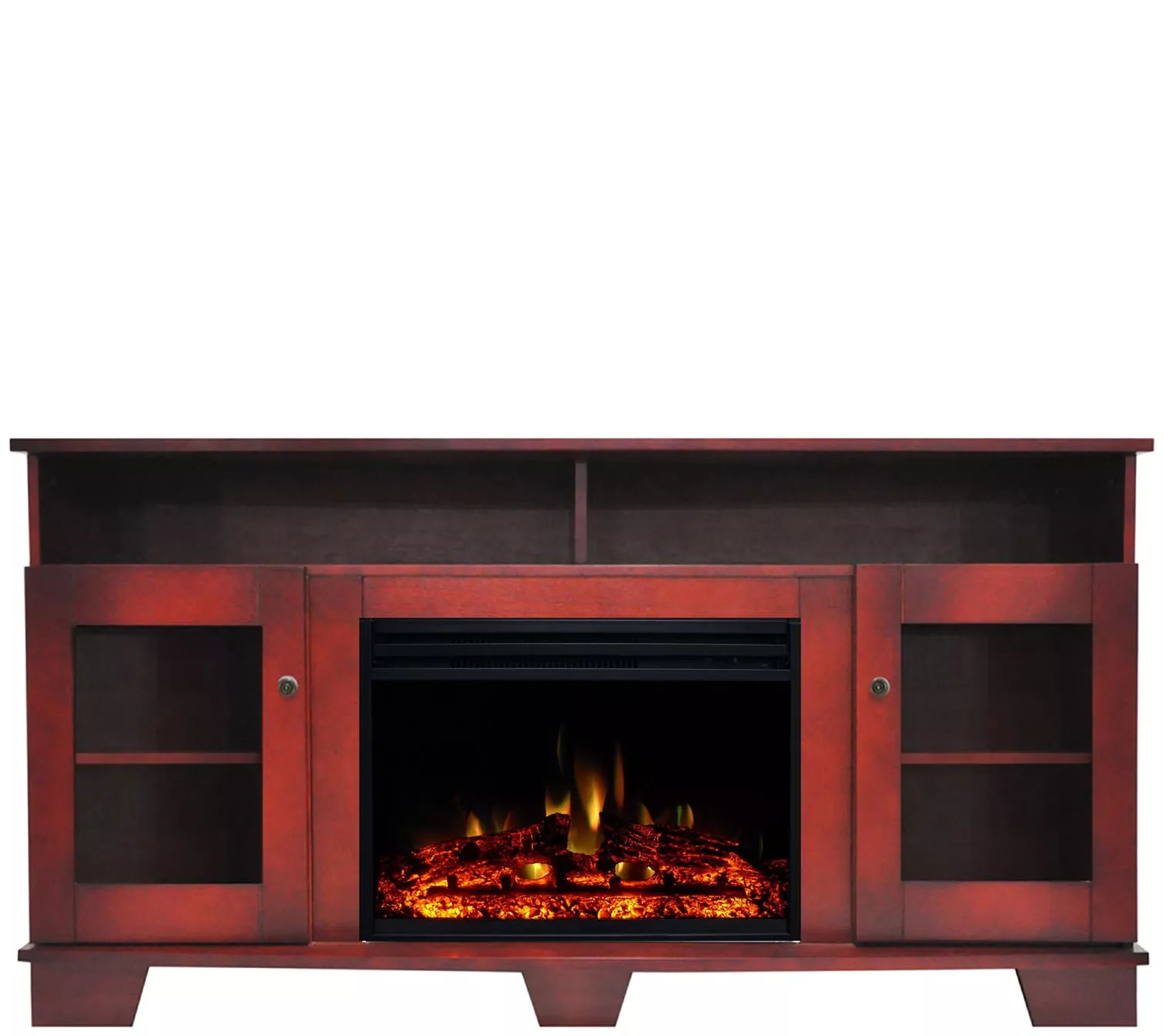 Cambridge Savona Fireplace Heater with 59" TV Stand and Remot