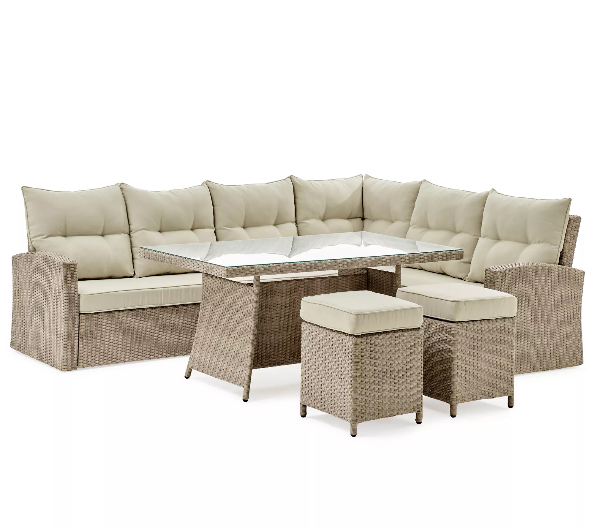 Alaterre Furniture Canaan DeepSeat 5Piece Outdoor Set