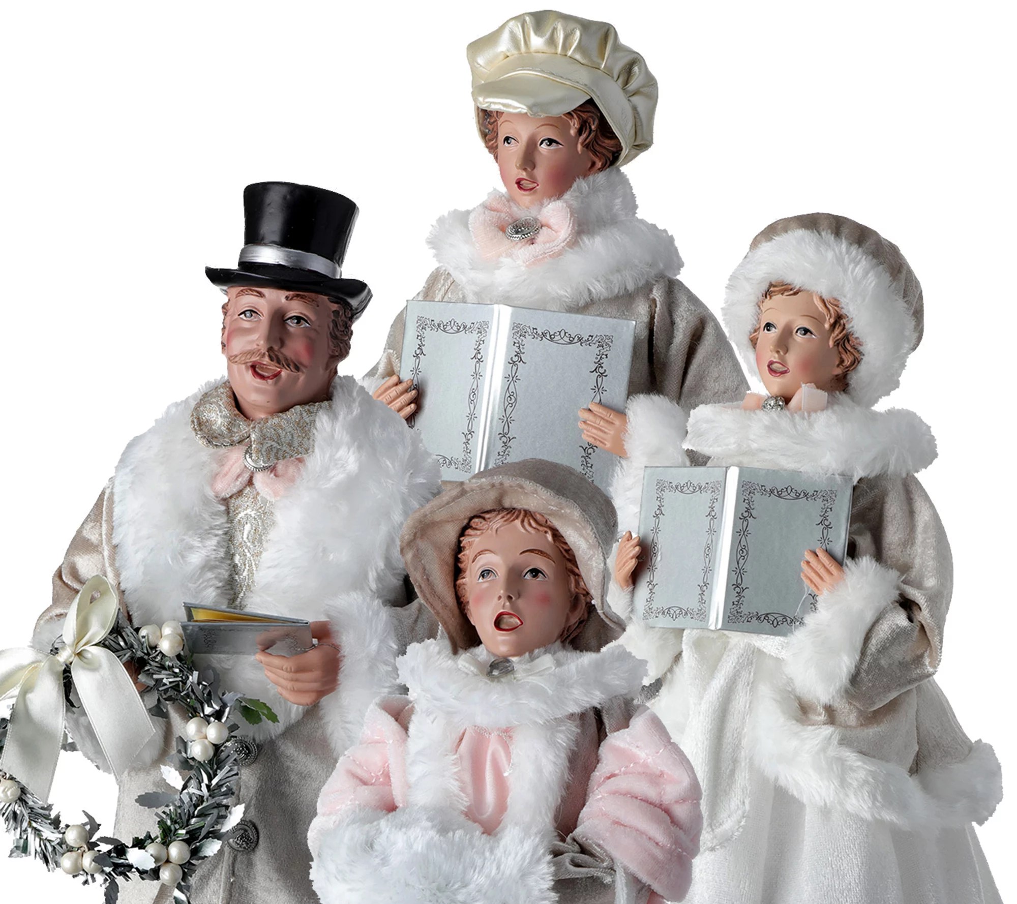 13 & 16'' Caroler Family Set of 4by Valerie