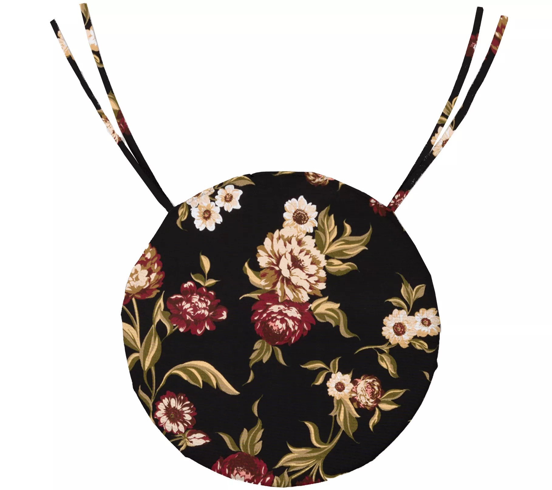 Plow & Hearth Classic Round Chair Cushions withTies