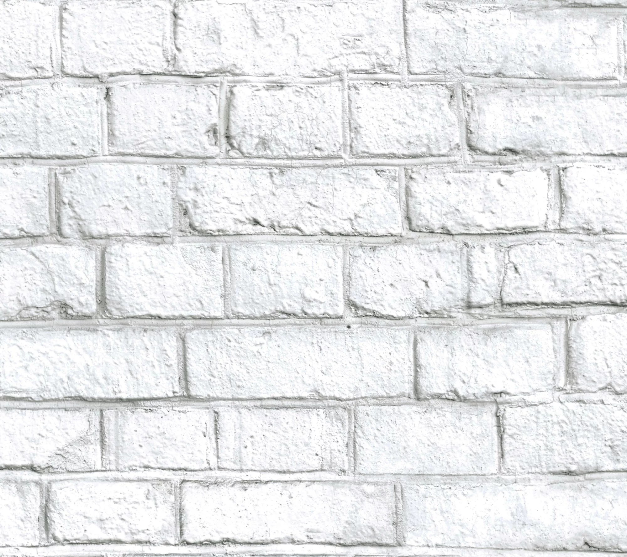 White Brick Wall Decal