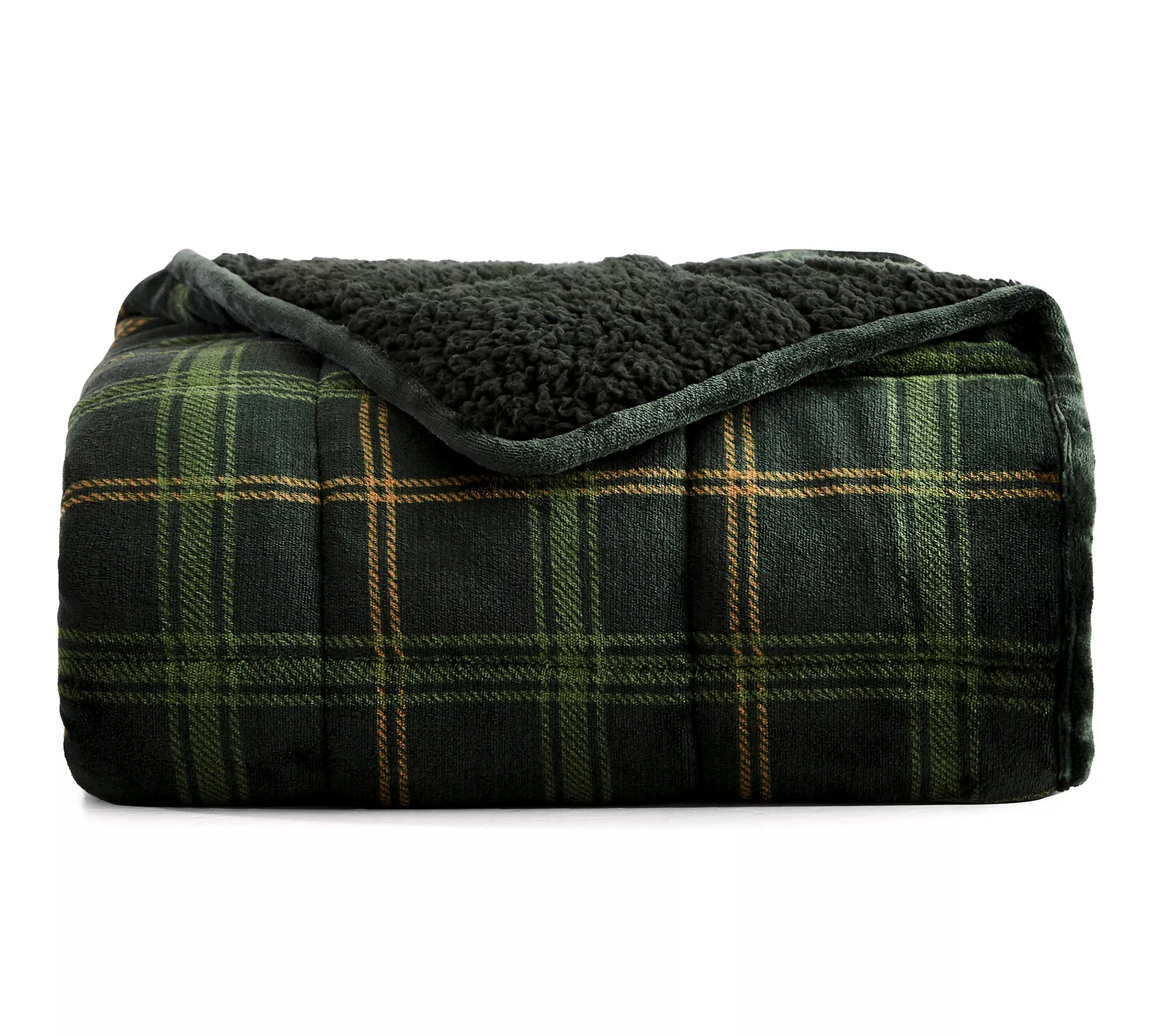 Rejuve 15lb Velvet to Sherpa Reverse WeightedThrow Blanket