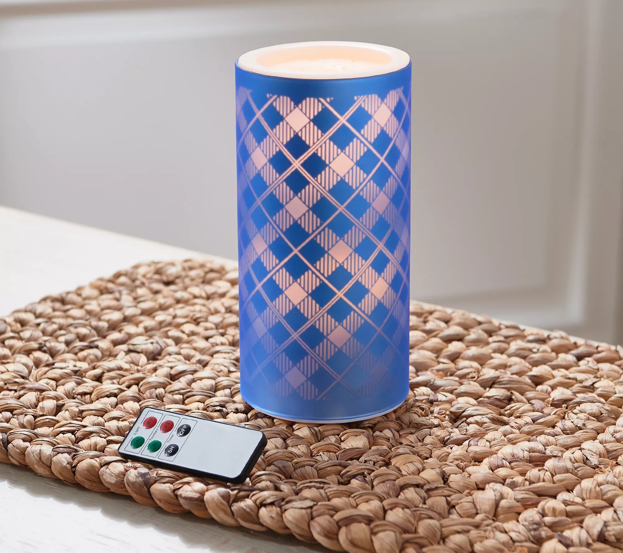 "As Is" 8" Flameless Candle and Spa Fountain by Valerie