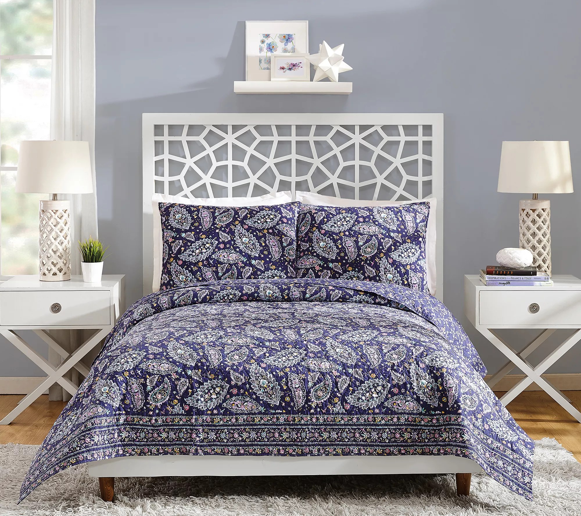 Vera Bradley French Paisley Twin Quilt