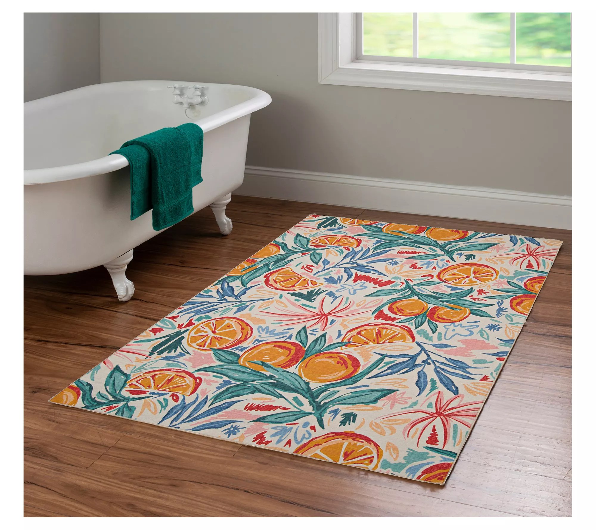 Linon Home Decor Pensacola 3' X 5' Indoor/Outdoor Washable Rug