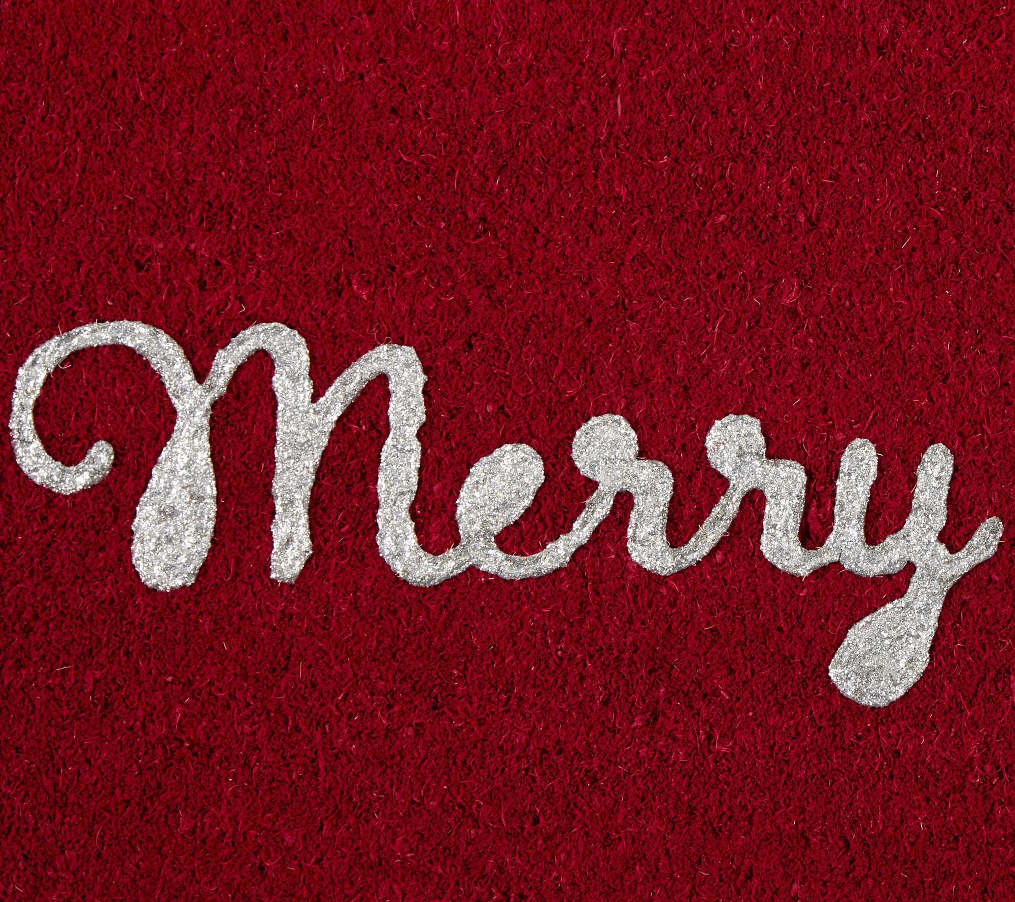Design Imports Merry Christmas Sparkle 18" x 30 " Doormat