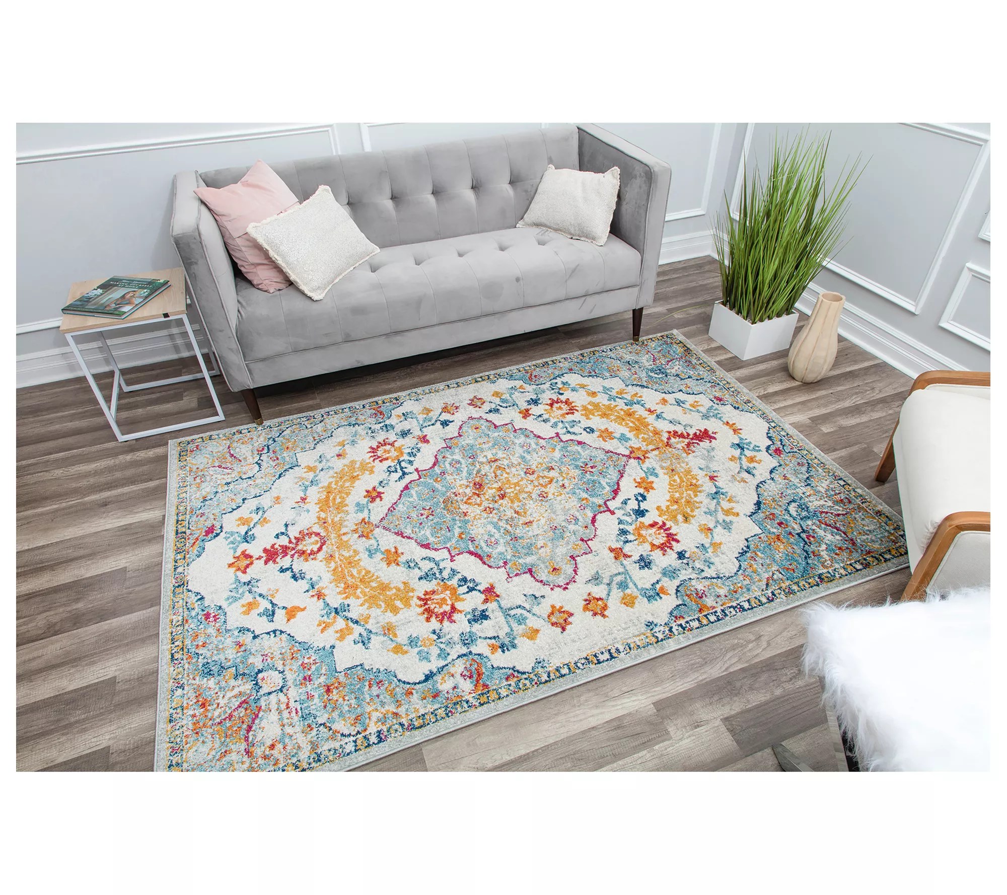 Rugs America Hailey HY50J Garden Party Vintage 5'0"x7'0"
