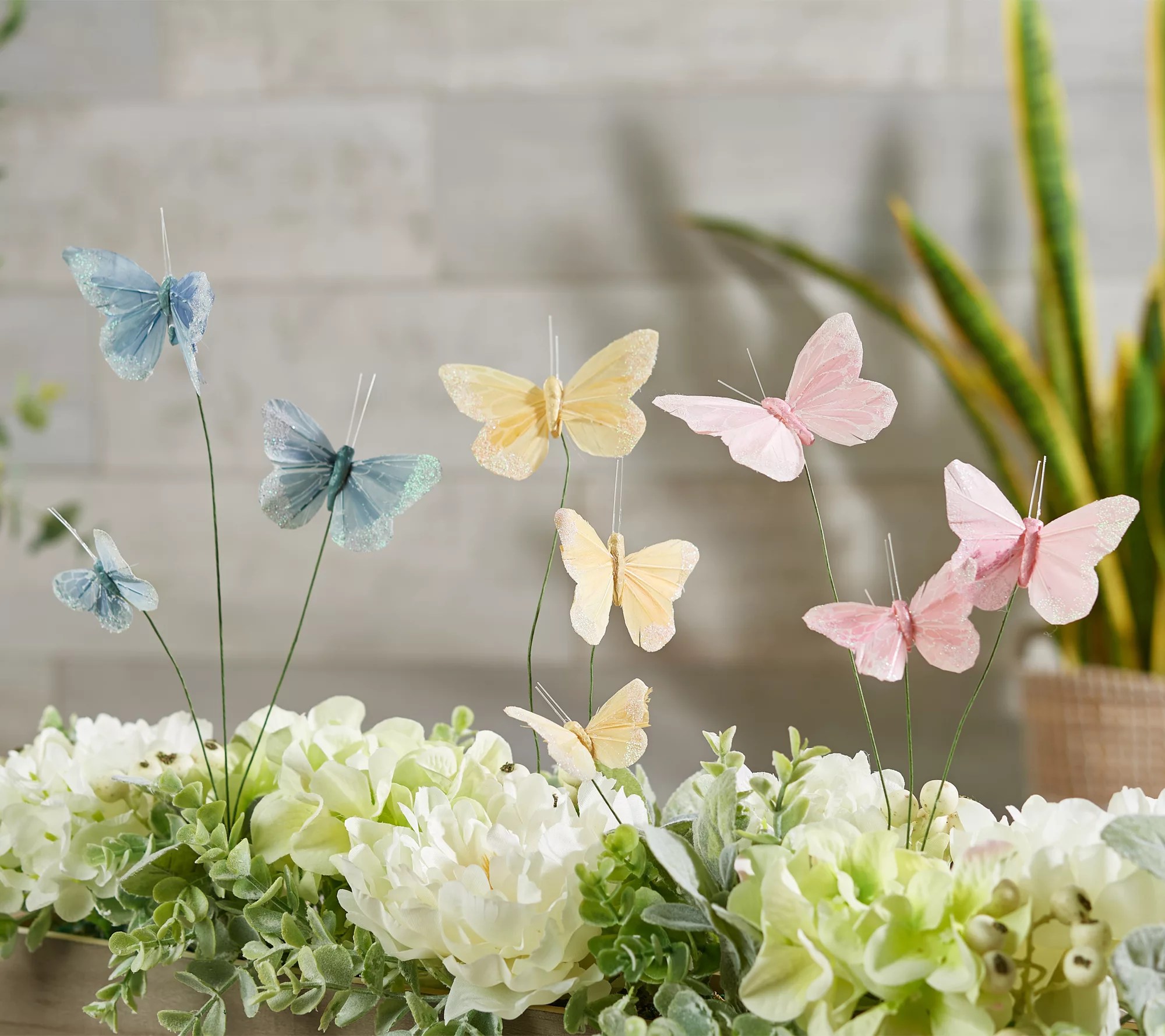 Set of 9 Decorative Butterfly Picks by Valerie