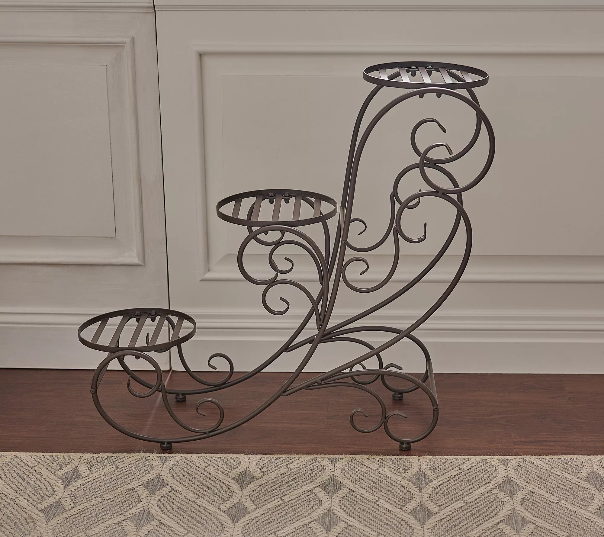 Indoor/Outdoor 3Tier Metal Plant Stand by Valerie