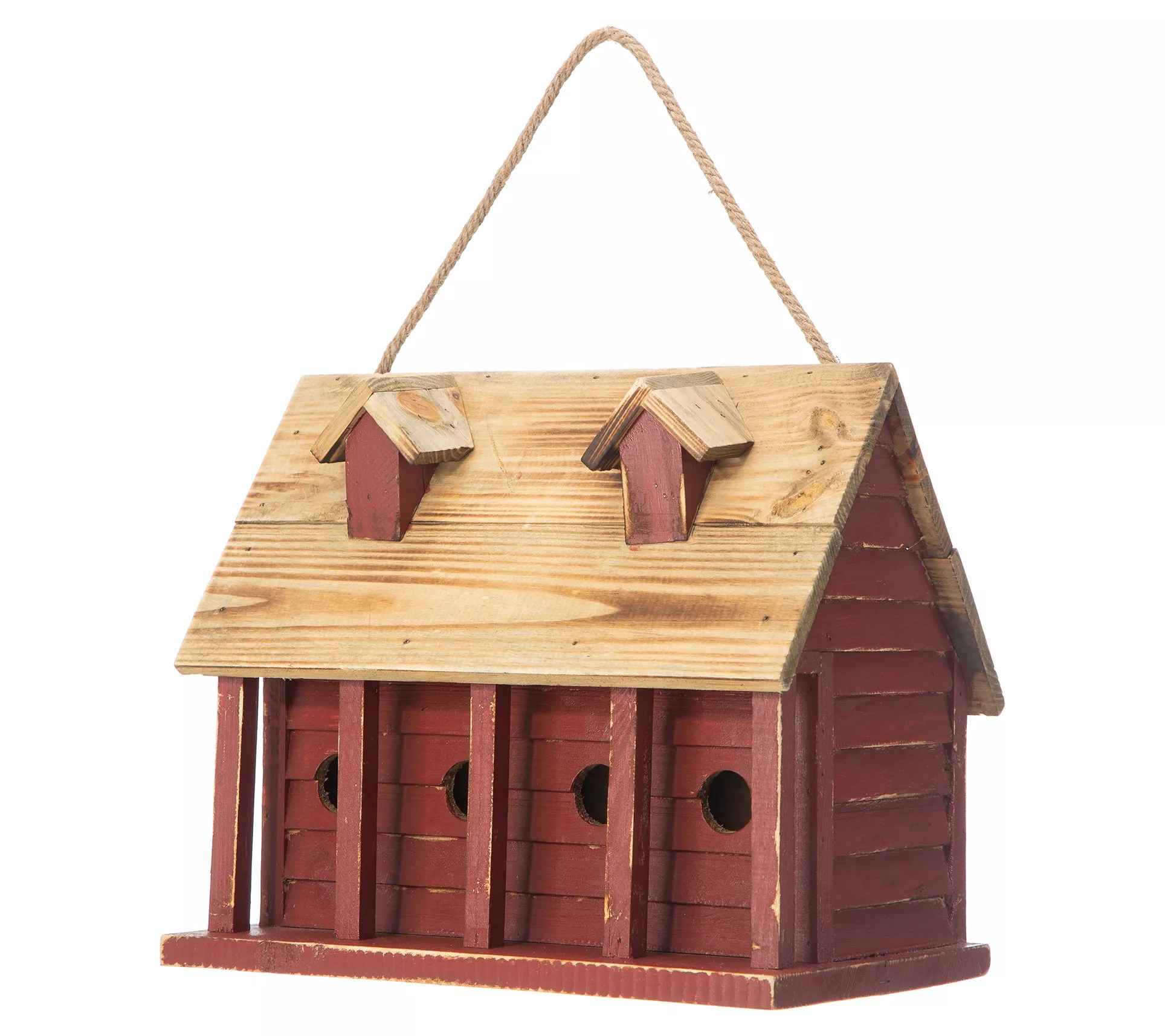 Glitzhome Distressed Wood Cottage Style Birdhouse