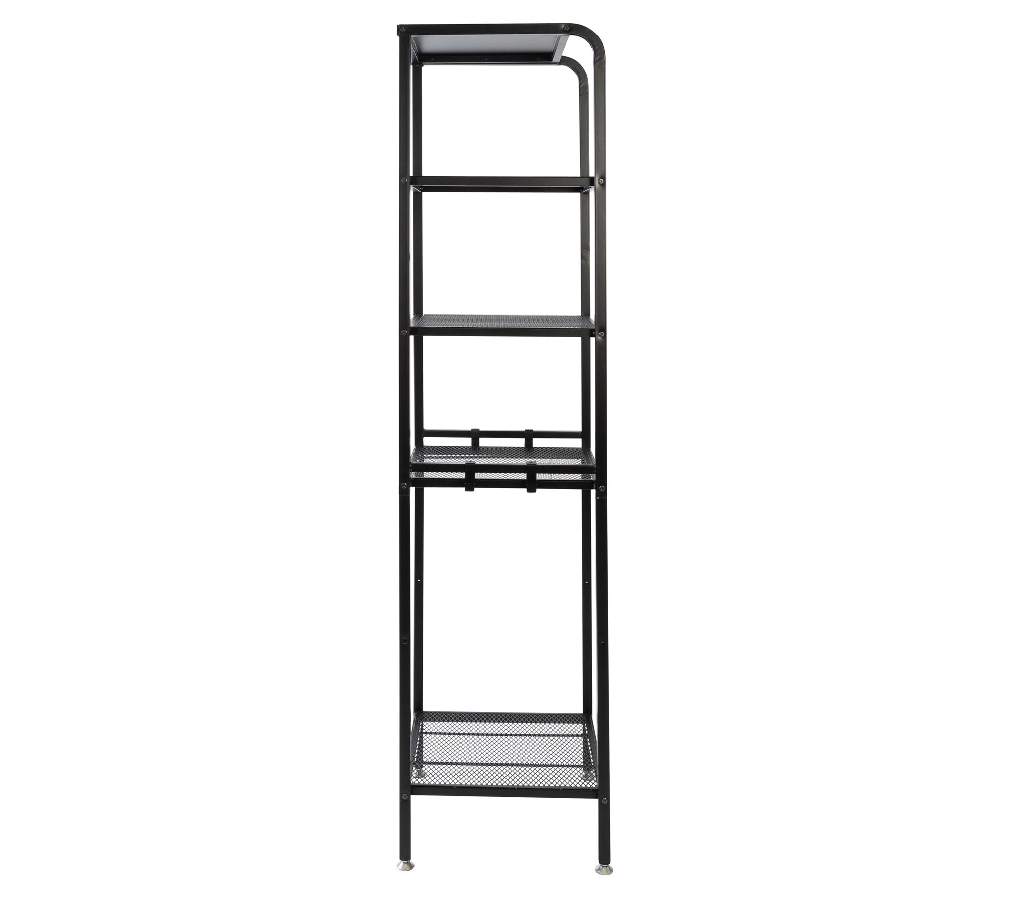HoneyCanDo 4Tier Garage Storage Tower with Hooks
