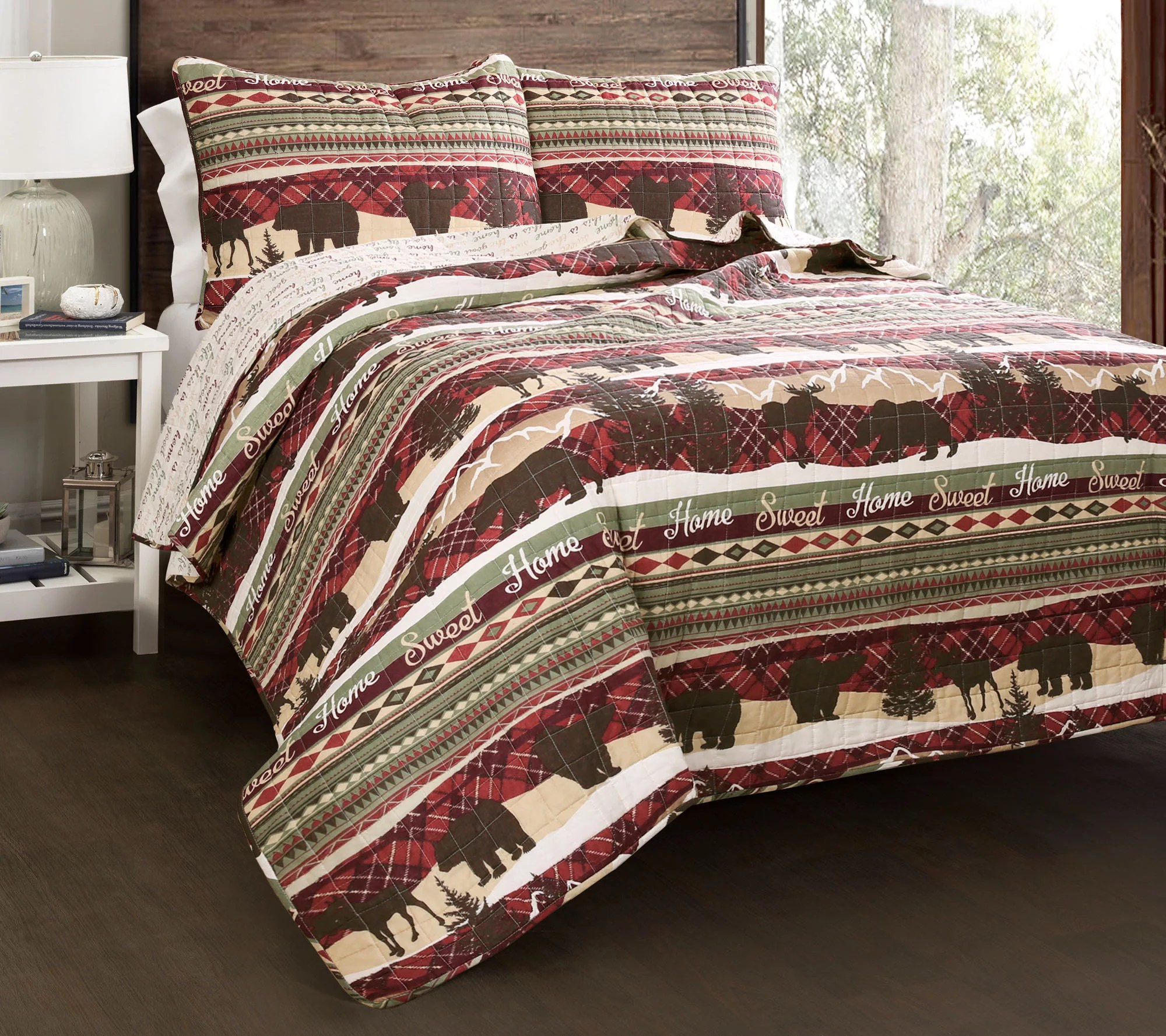 Holiday Lodge 3Piece Full/Queen Quilt Set by Lush Decor