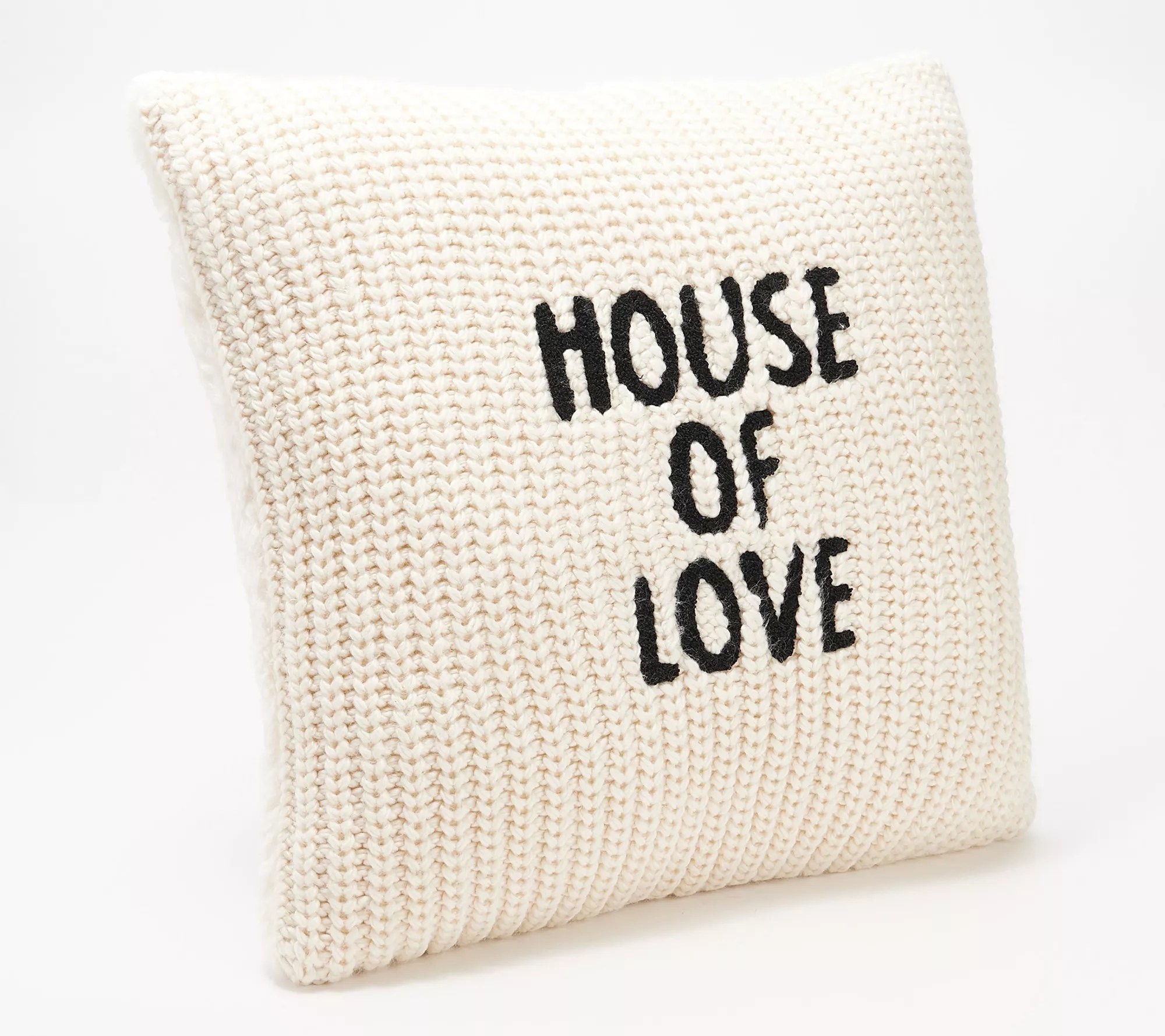 Peace Love World 20" x 20" Affirmation Pillow