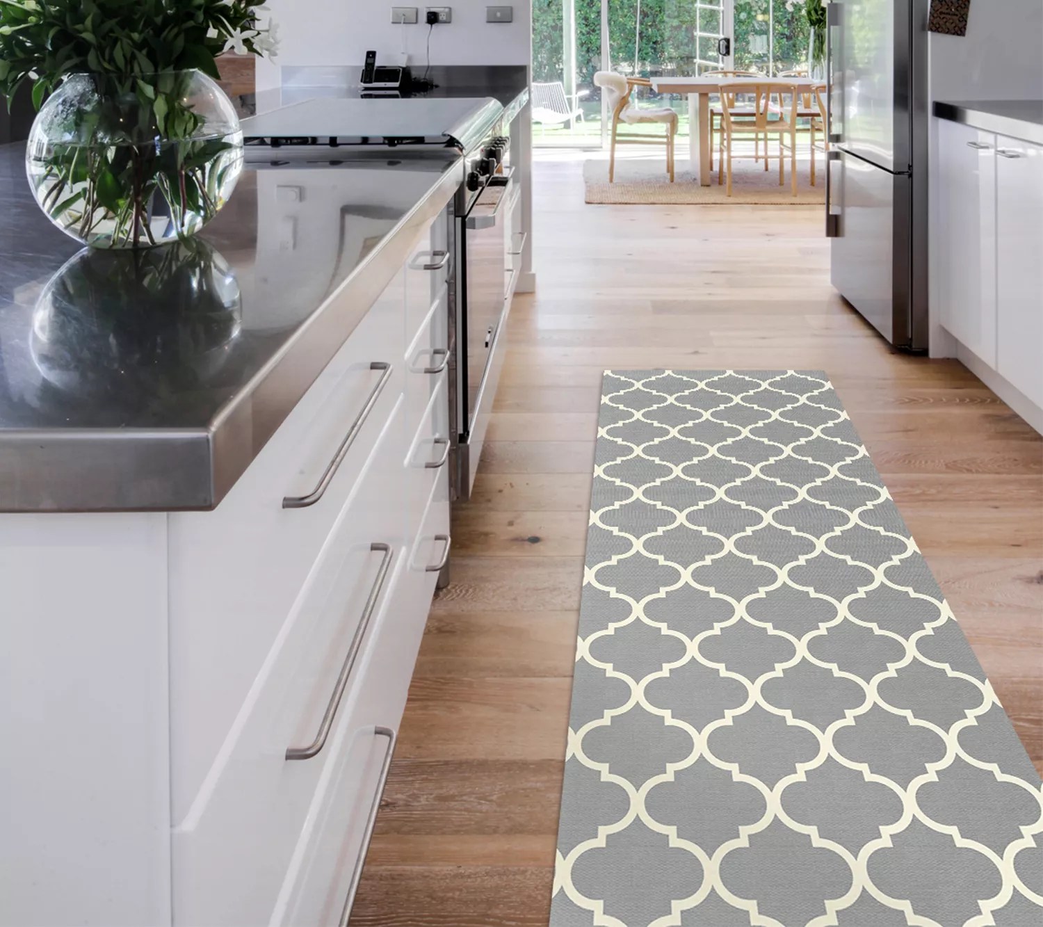 Ruggable Washable Rug Moroccan Trellis 2.5' x7'