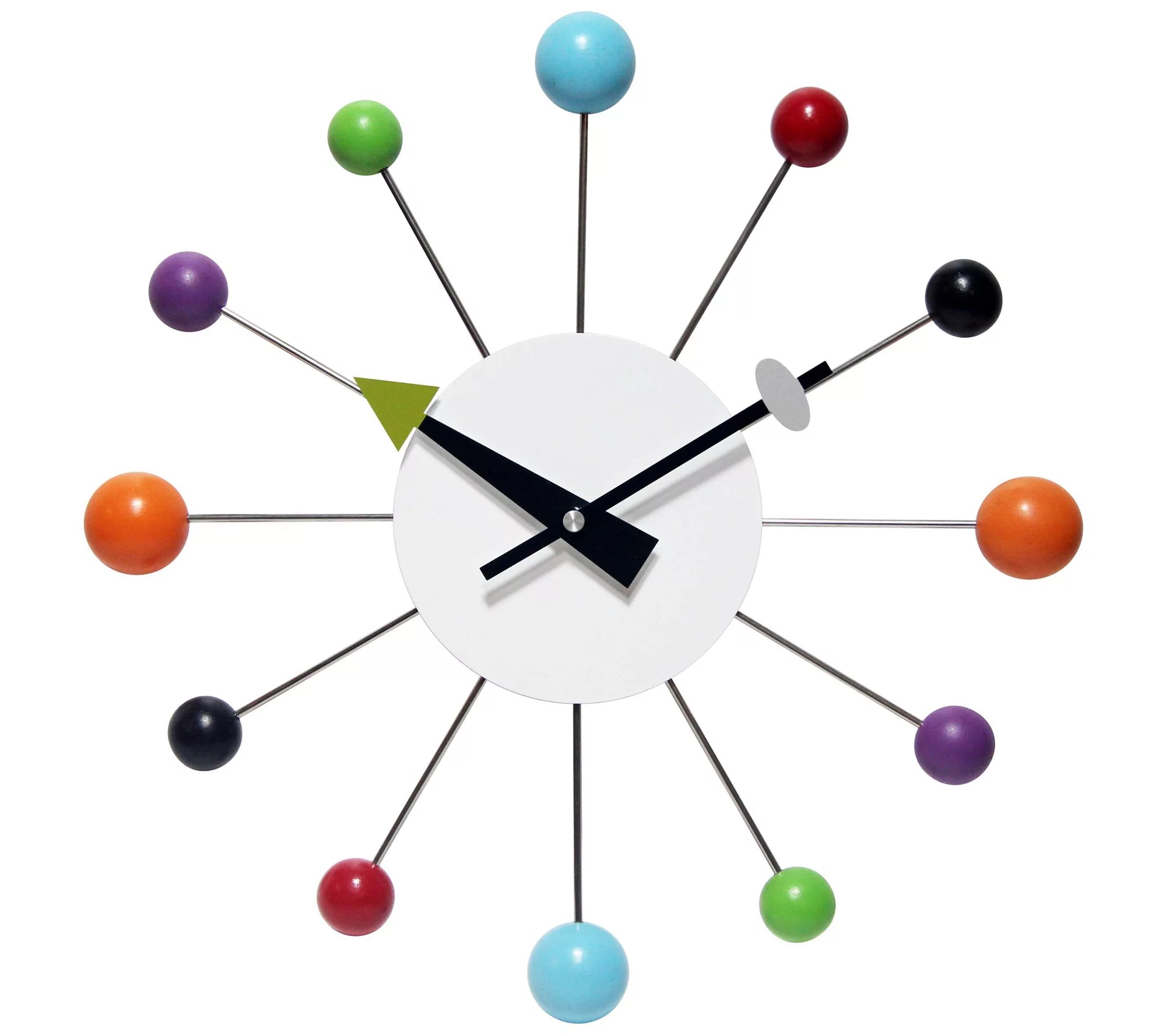 Infinity Instruments 15" Wall Clock with MetalSpokes