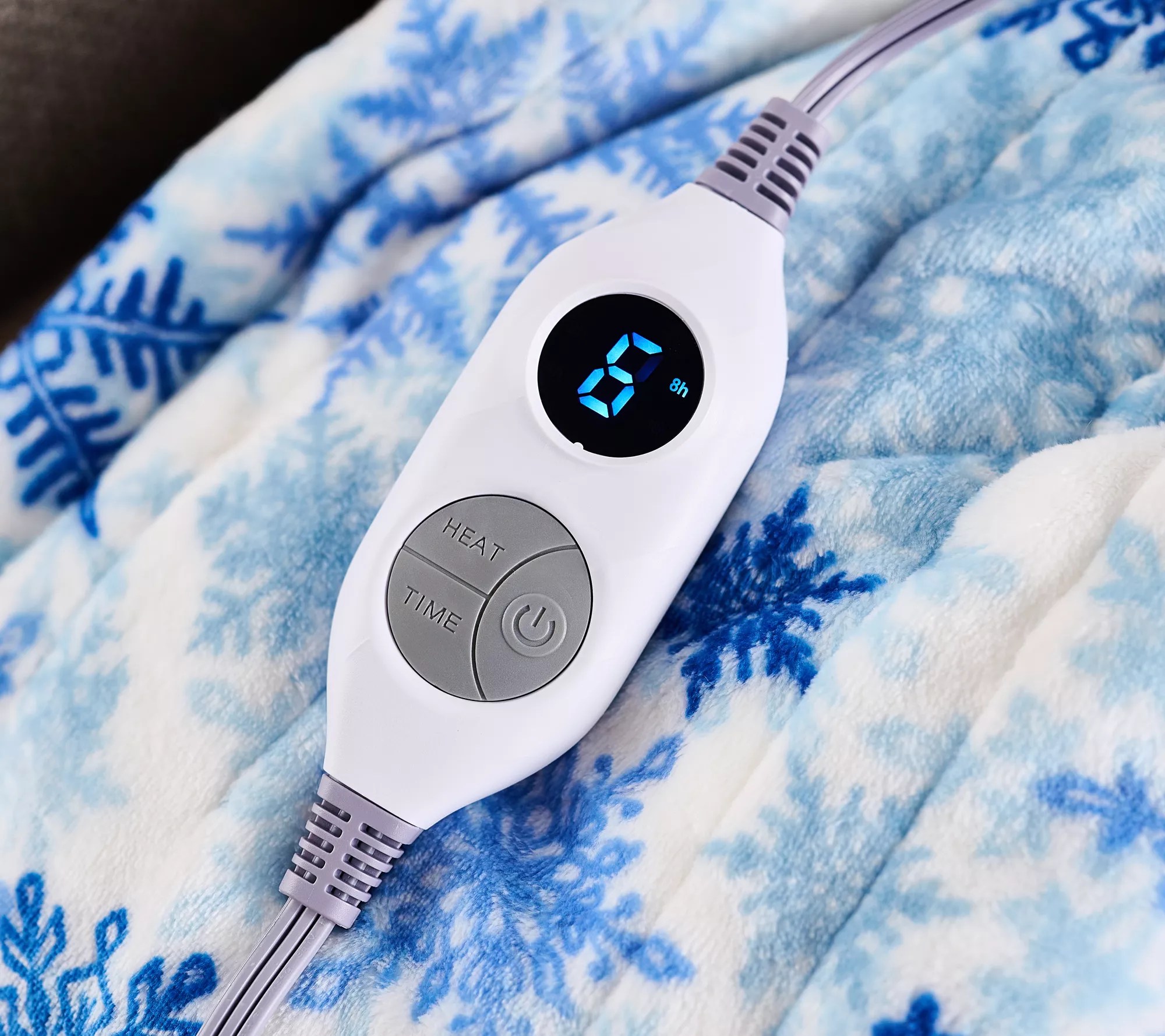 Kringle Express 50x70 Whimsical Heated Throw