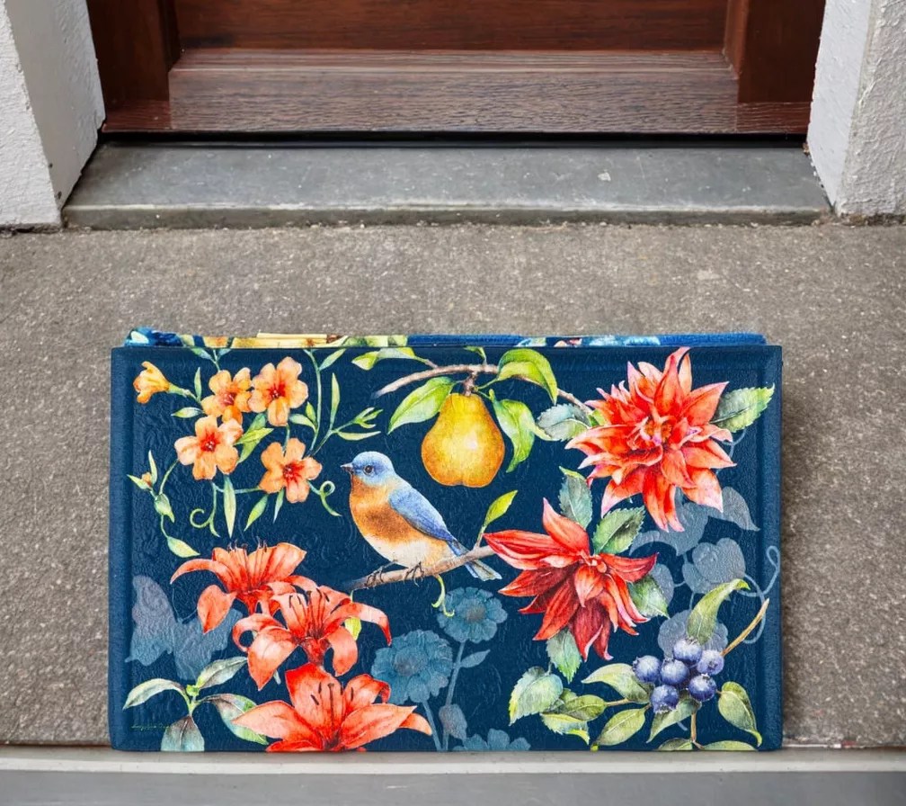 Evergreen Summer Embossed Floor Mat