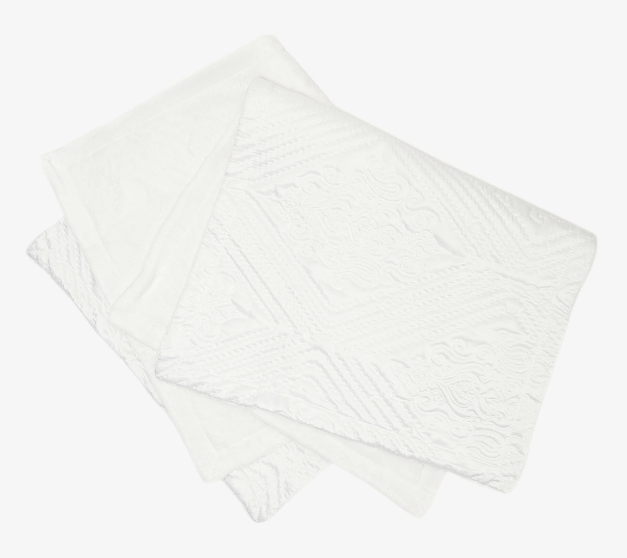 Berkshire Blanket S/2 Velvet Soft Satin Shams King