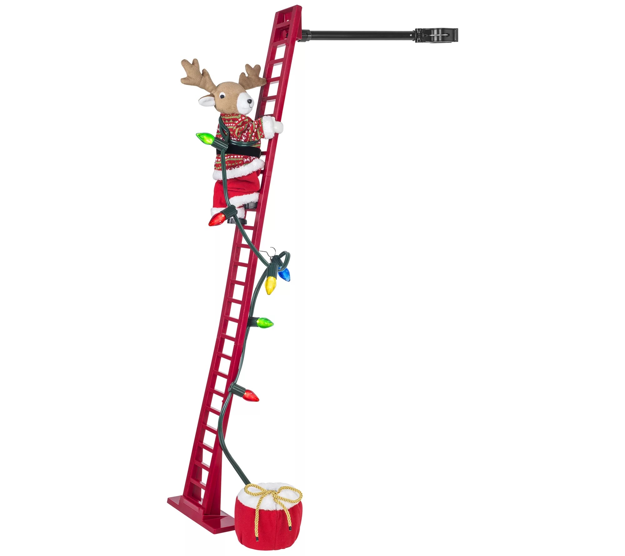 Mr. Christmas Plush Super Climbing Reindeer