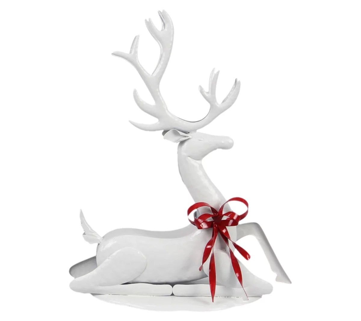 Young's s/2 Metal Christmas Deer Decor
