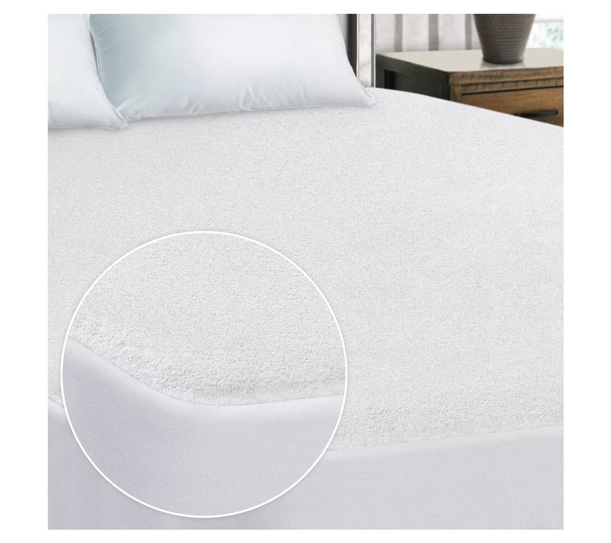 Superior Waterproof Cotton Mattress Protector, Full XL