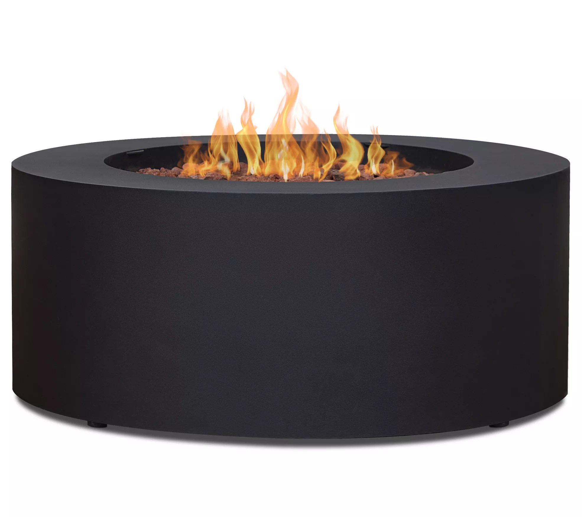 Real Flame Aegean Round Propane Fire Table with Natural Gas - QVC.com