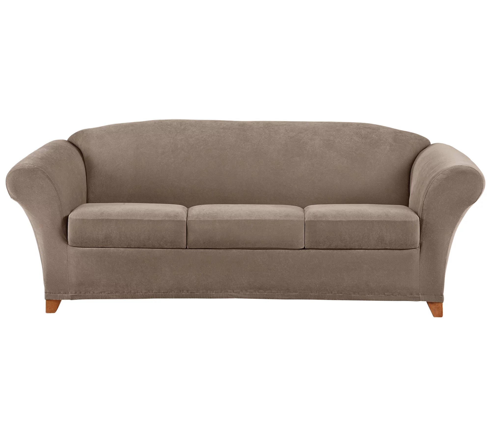 SureFit Stretch Pique 4Piece Sofa Slipcover